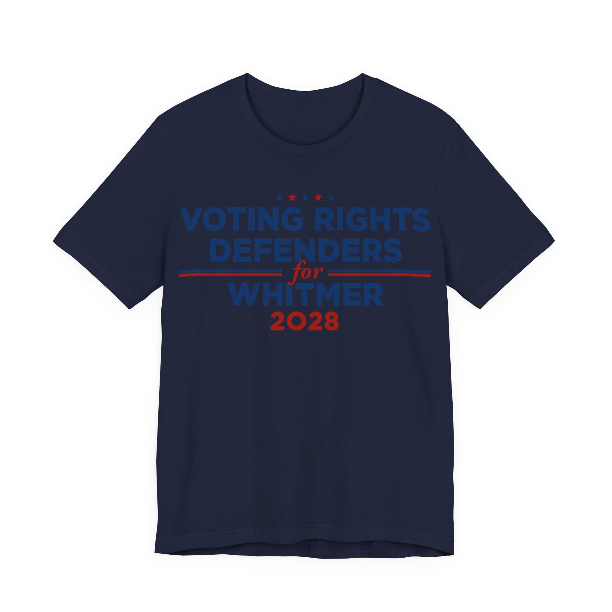Voting Rights Defenders for Gretchen Whitmer for President Campaign T-Shirt 2028