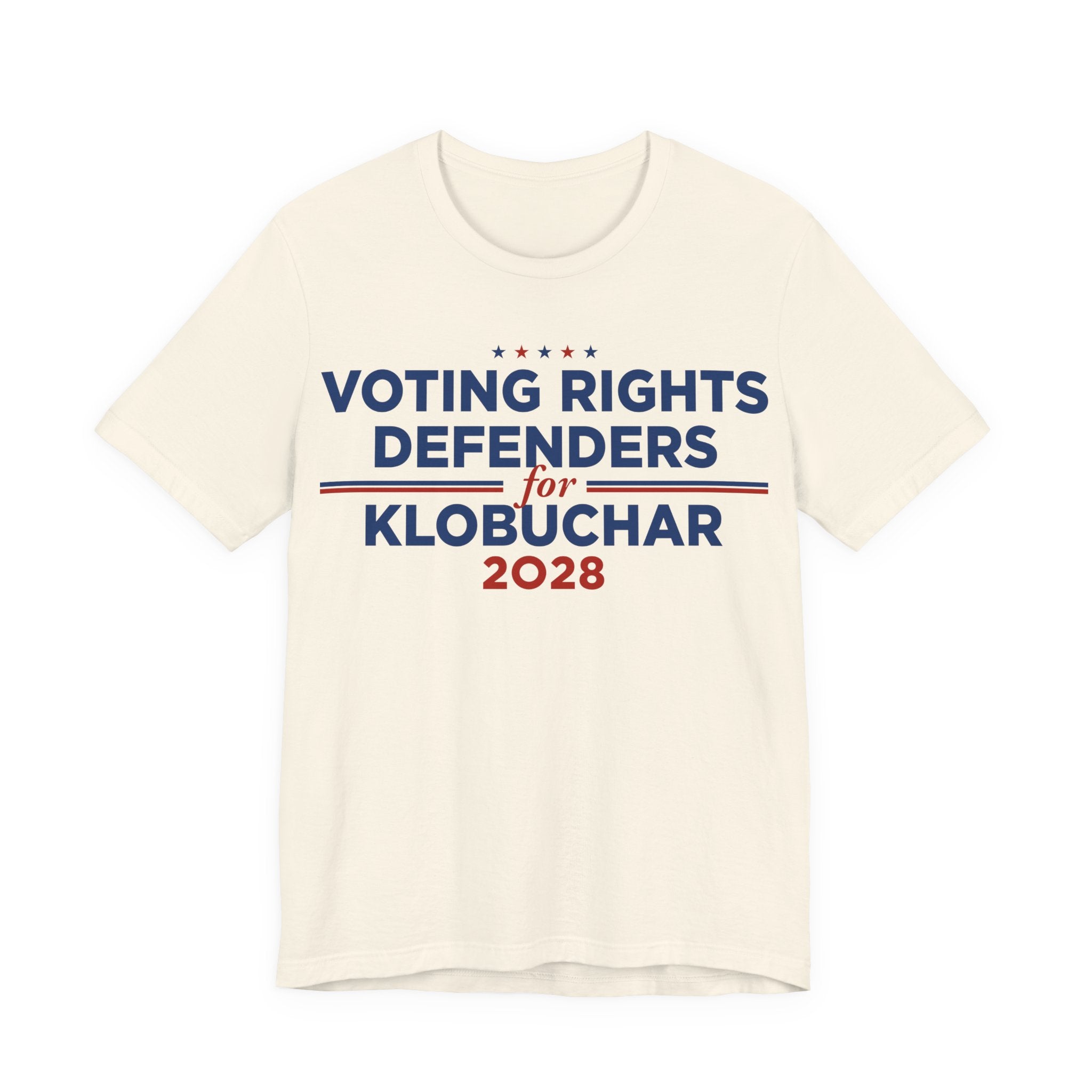 Voting Rights Defenders for Amy Klobuchar for President Campaign T-Shirt 2028