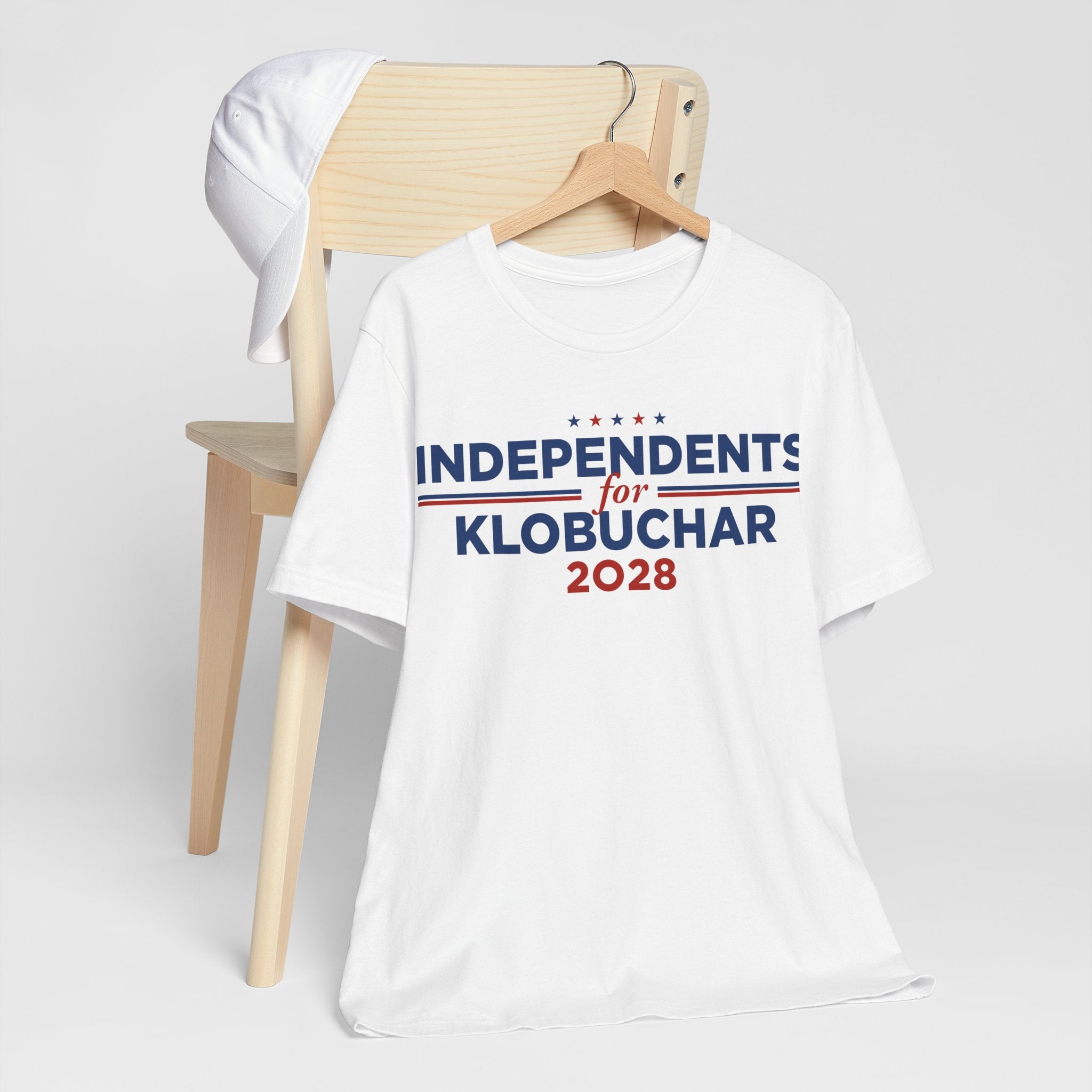 Independents for Amy Klobuchar for President Campaign T-Shirt 2028