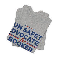 Gun Safety Advocates for Cory Booker for President Campaign T-Shirt 2028