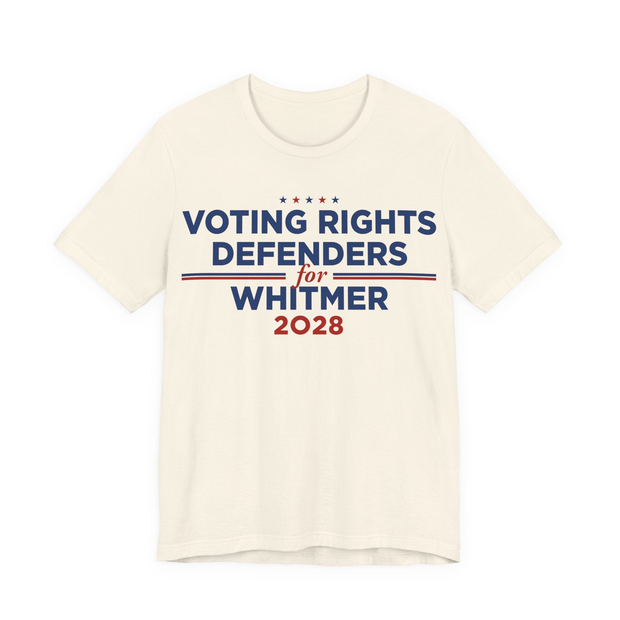 Voting Rights Defenders for Gretchen Whitmer for President Campaign T-Shirt 2028