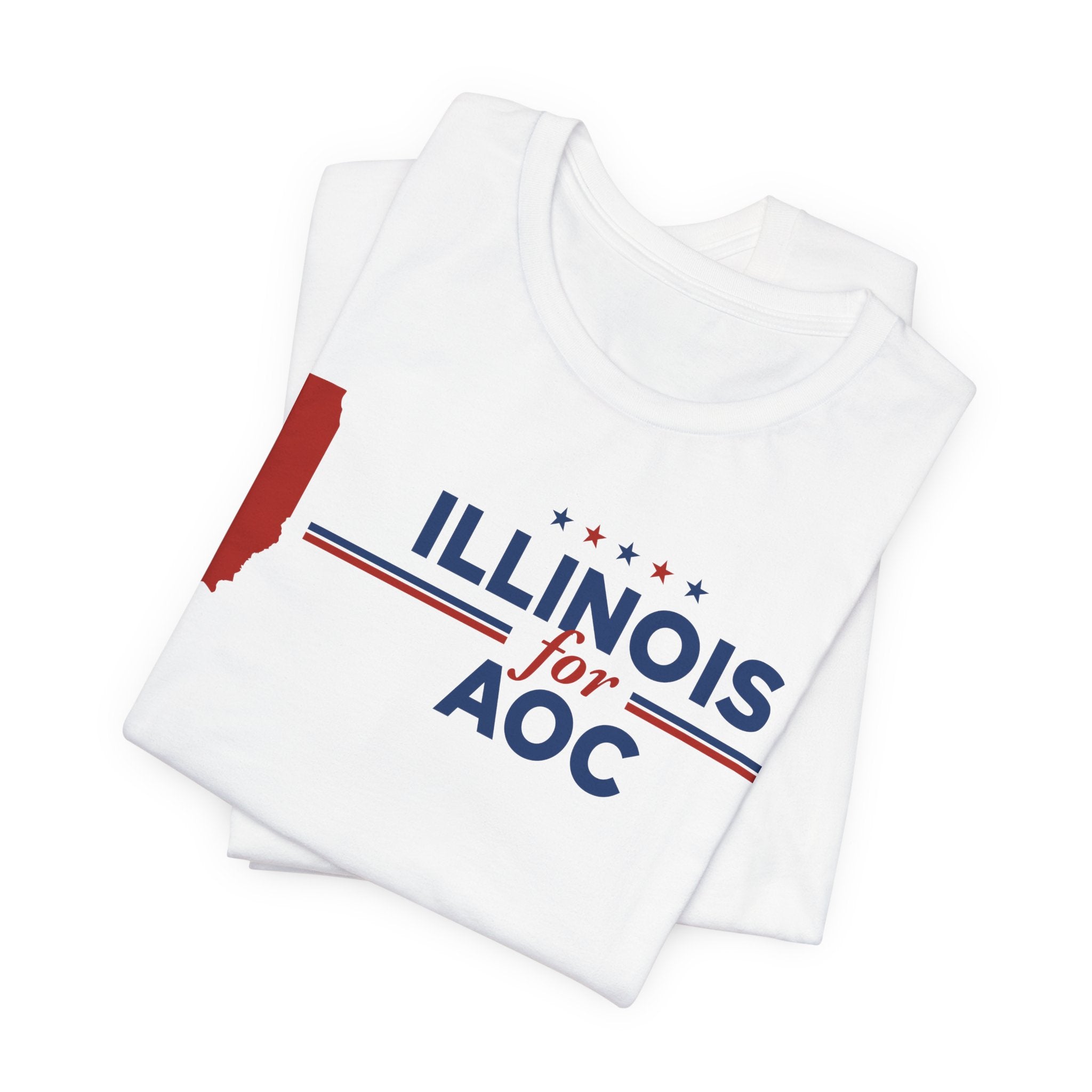 Illinois for AOC for President Campaign T-Shirt 2028