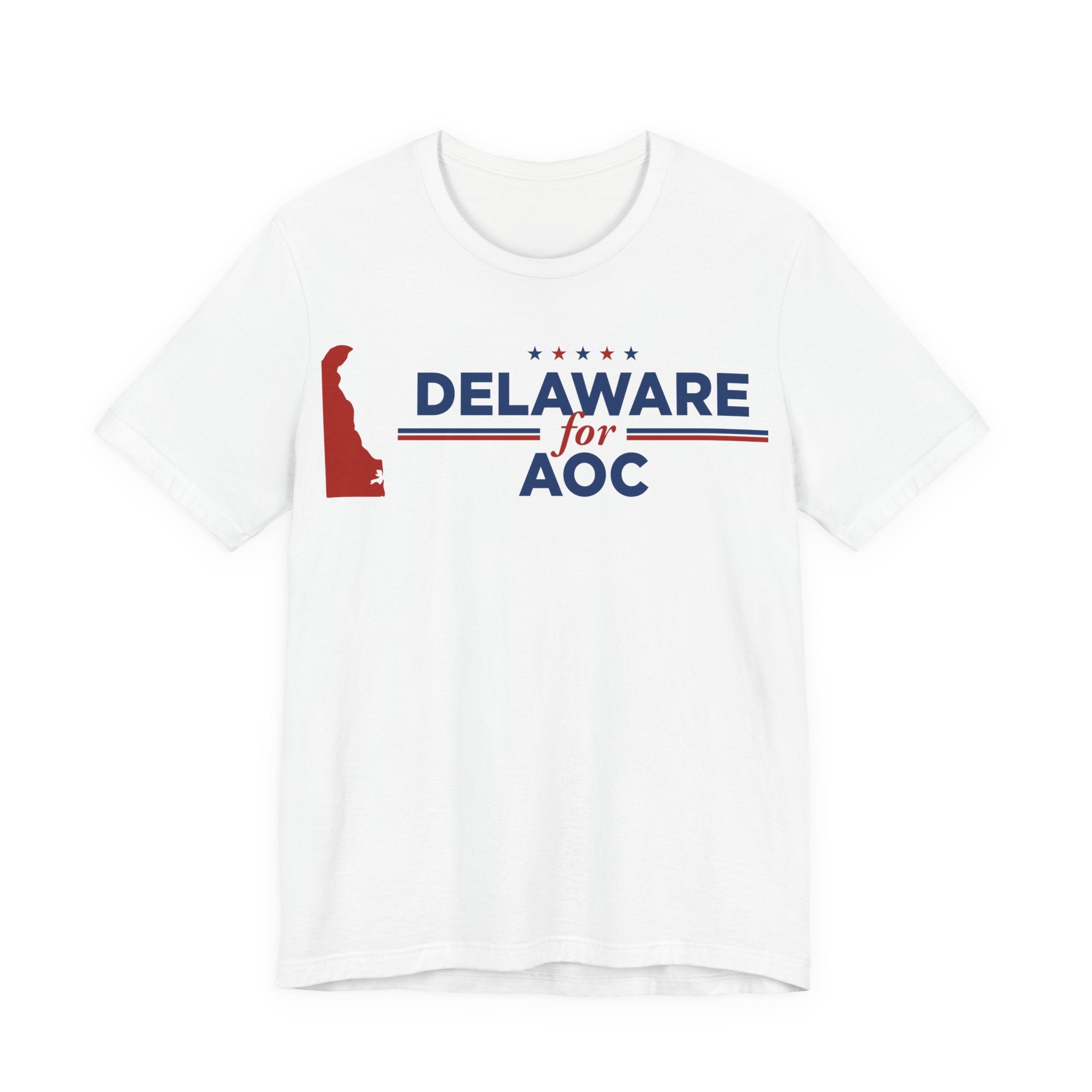 Delaware for AOC for President Campaign T-Shirt 2028