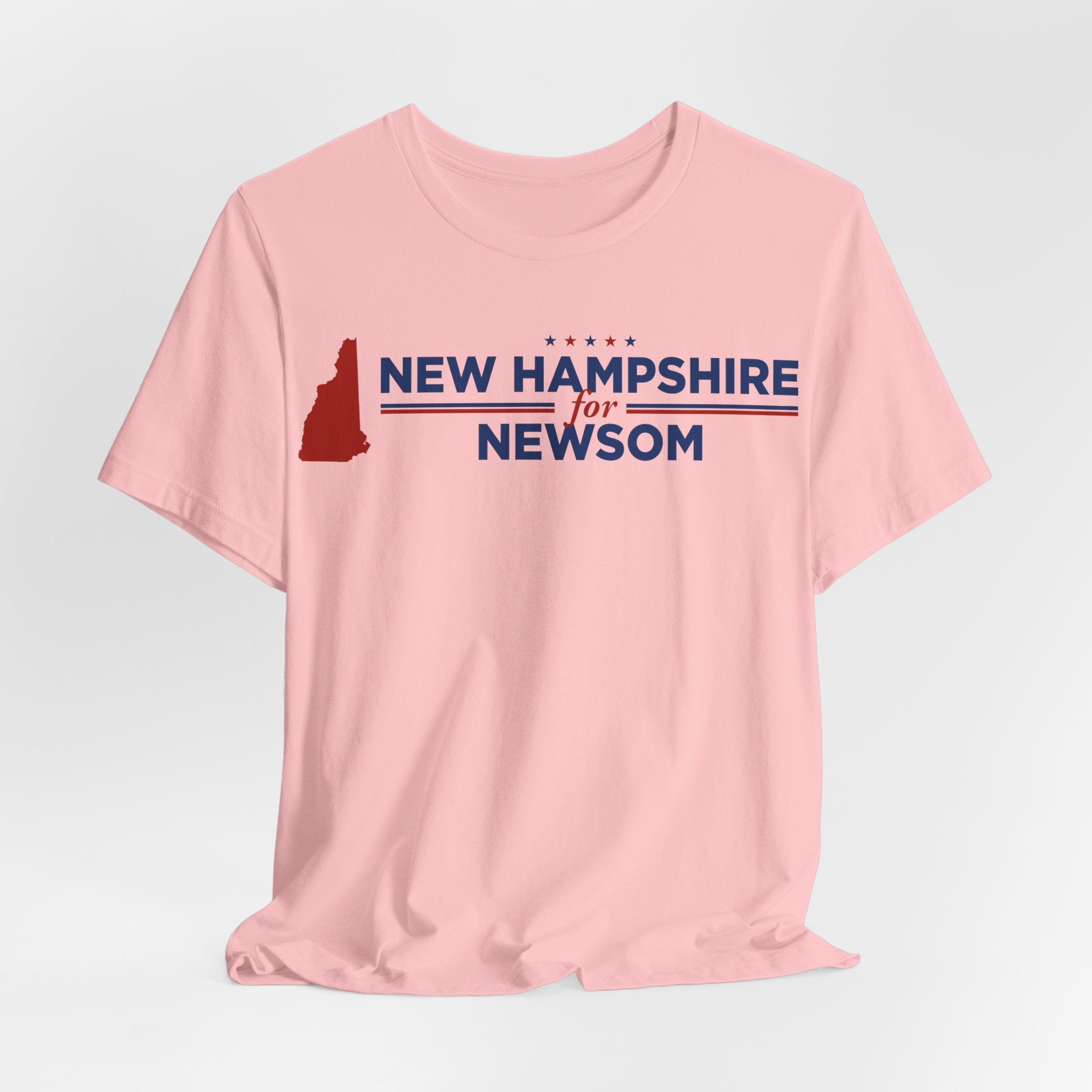 New Hampshire for Gavin Newsom for President Campaign T-Shirt 2028
