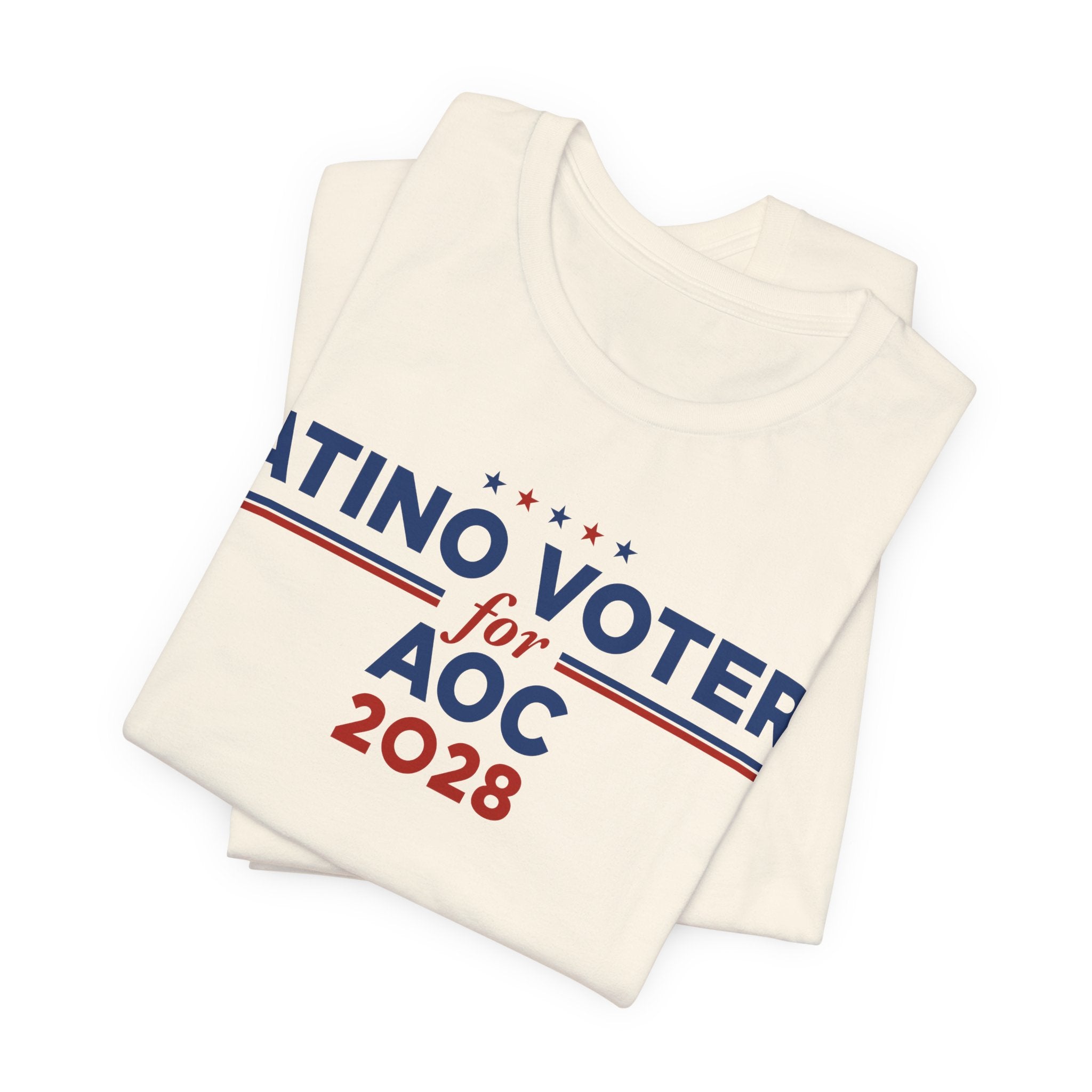 Latino Voters for AOC for President Campaign T-Shirt 2028