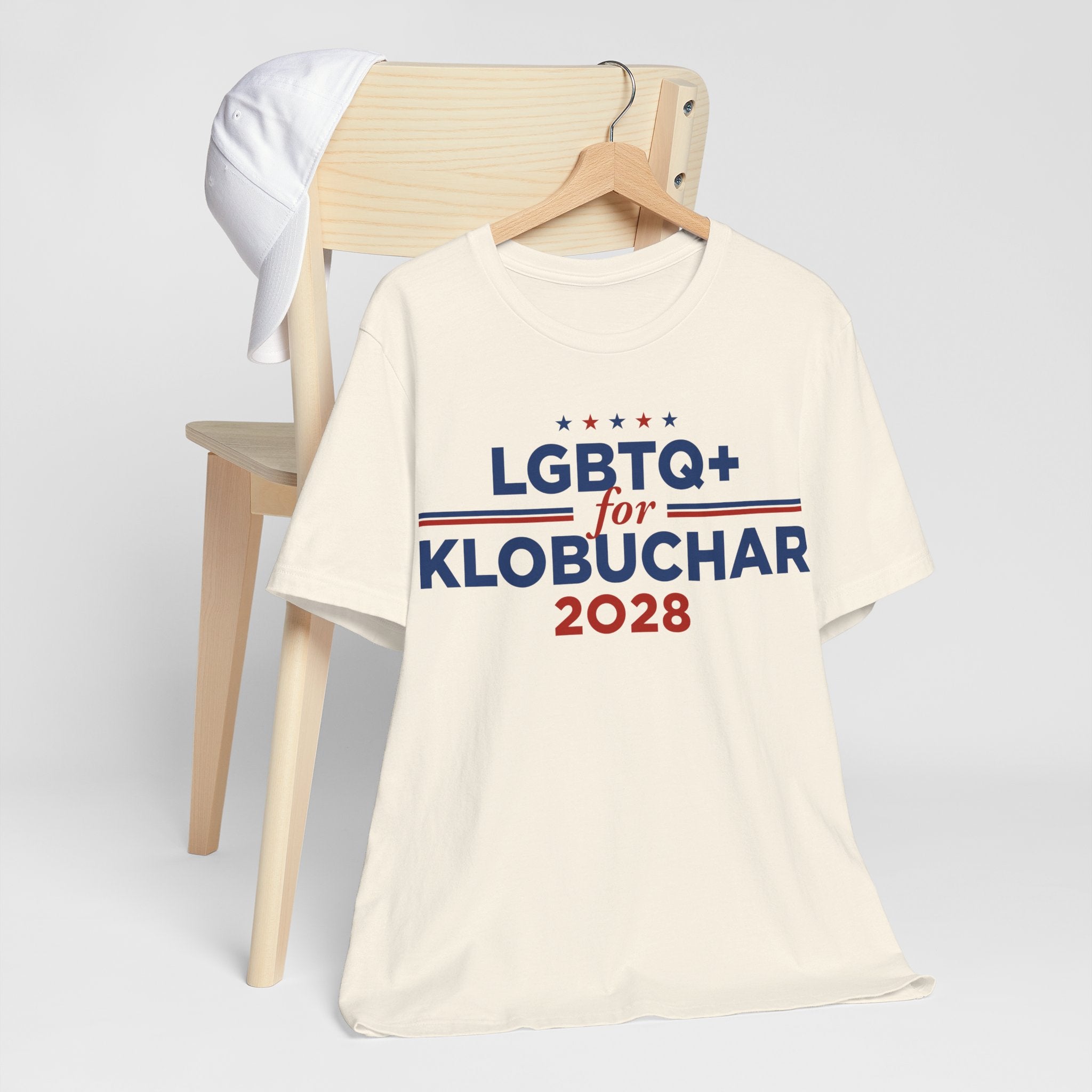 LGBTQ+ for Amy Klobuchar for President Campaign T-Shirt 2028