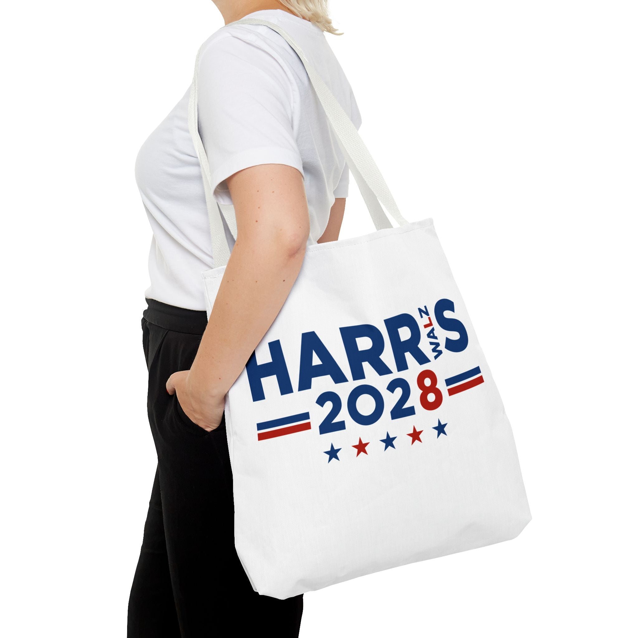 Kamala Harris Tim Walz 2028 Campaign Tote Bag – Political Election Support Grocery/Everyday Tote