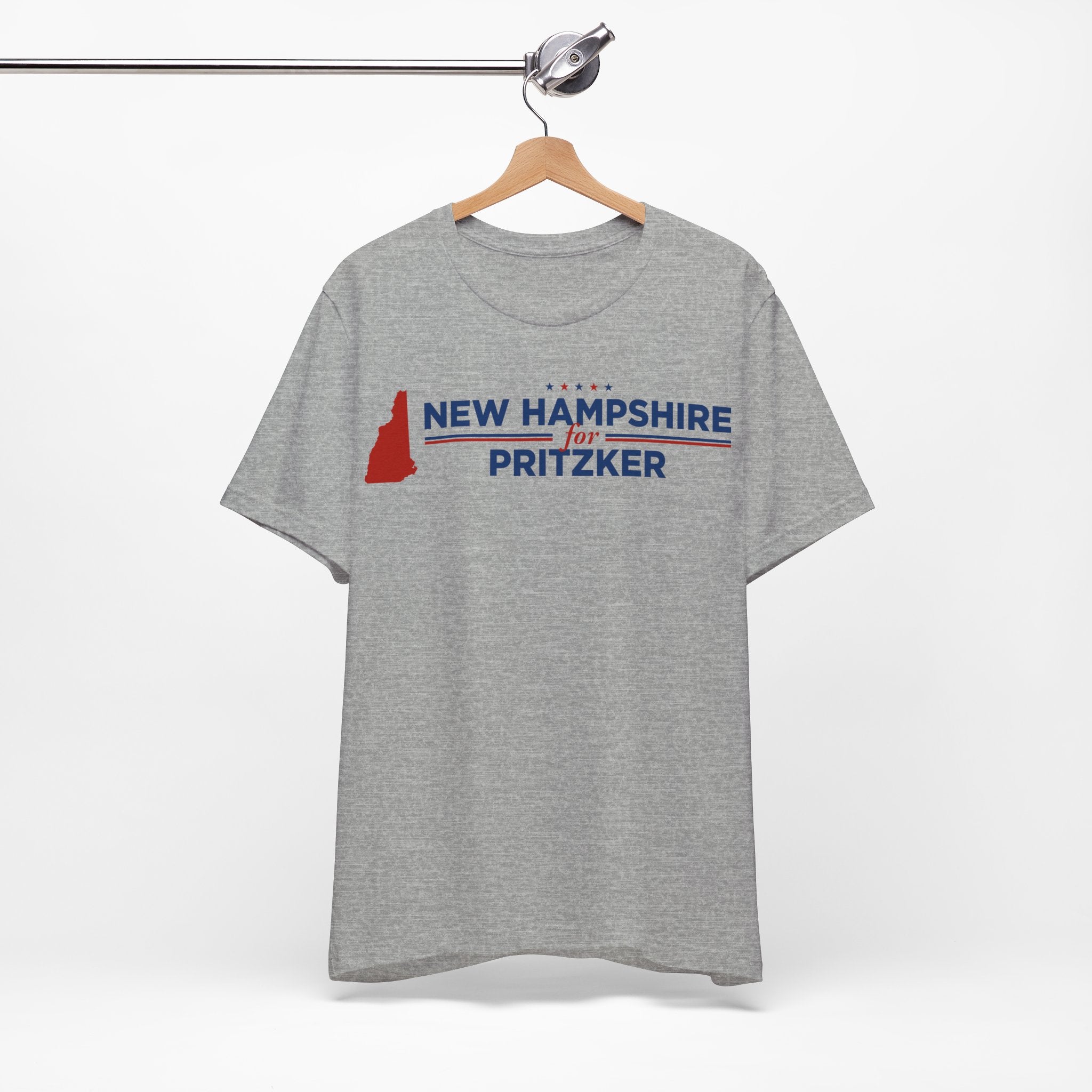 New Hampshire for J.B. Pritzker for President Campaign T-Shirt 2028