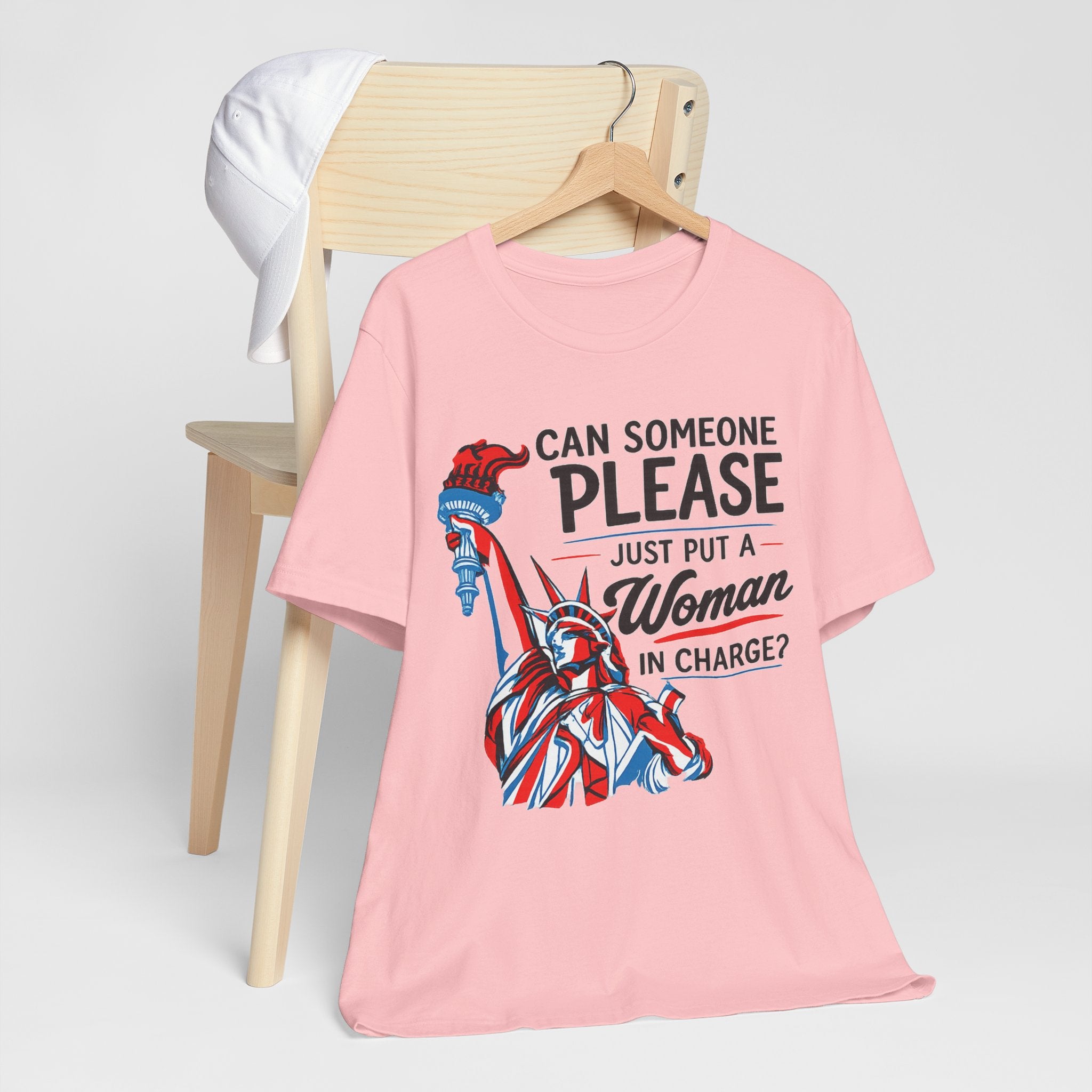 Can Someone Please Put a Woman in Charge T-Shirt – Feminist Political Tee
