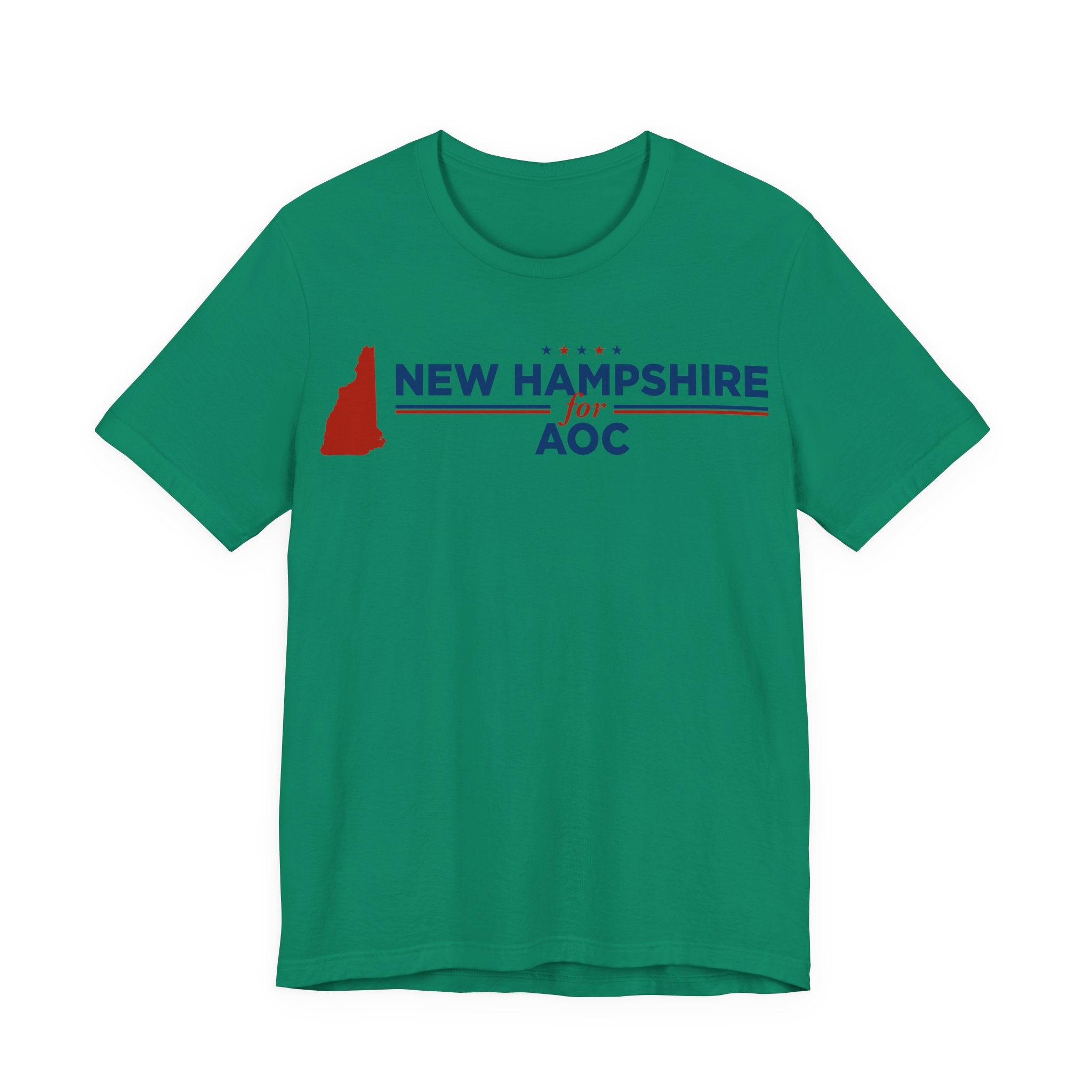 New Hampshire for AOC for President Campaign T-Shirt 2028