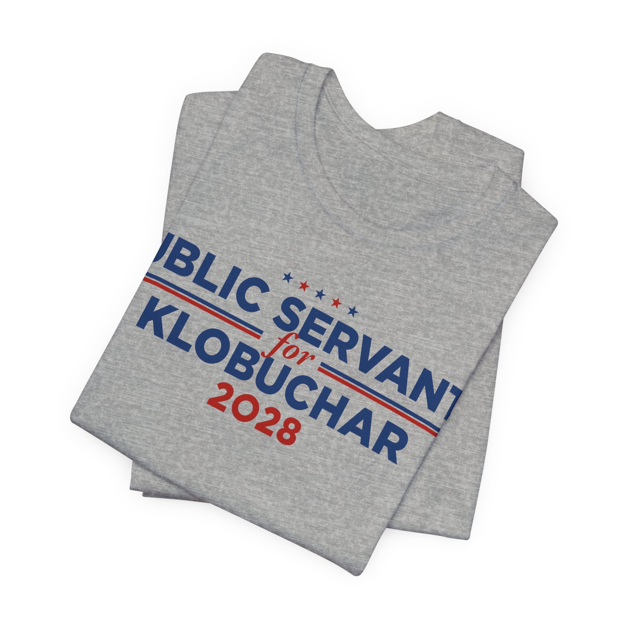 Public Servants for Amy Klobuchar for President Campaign T-Shirt 2028