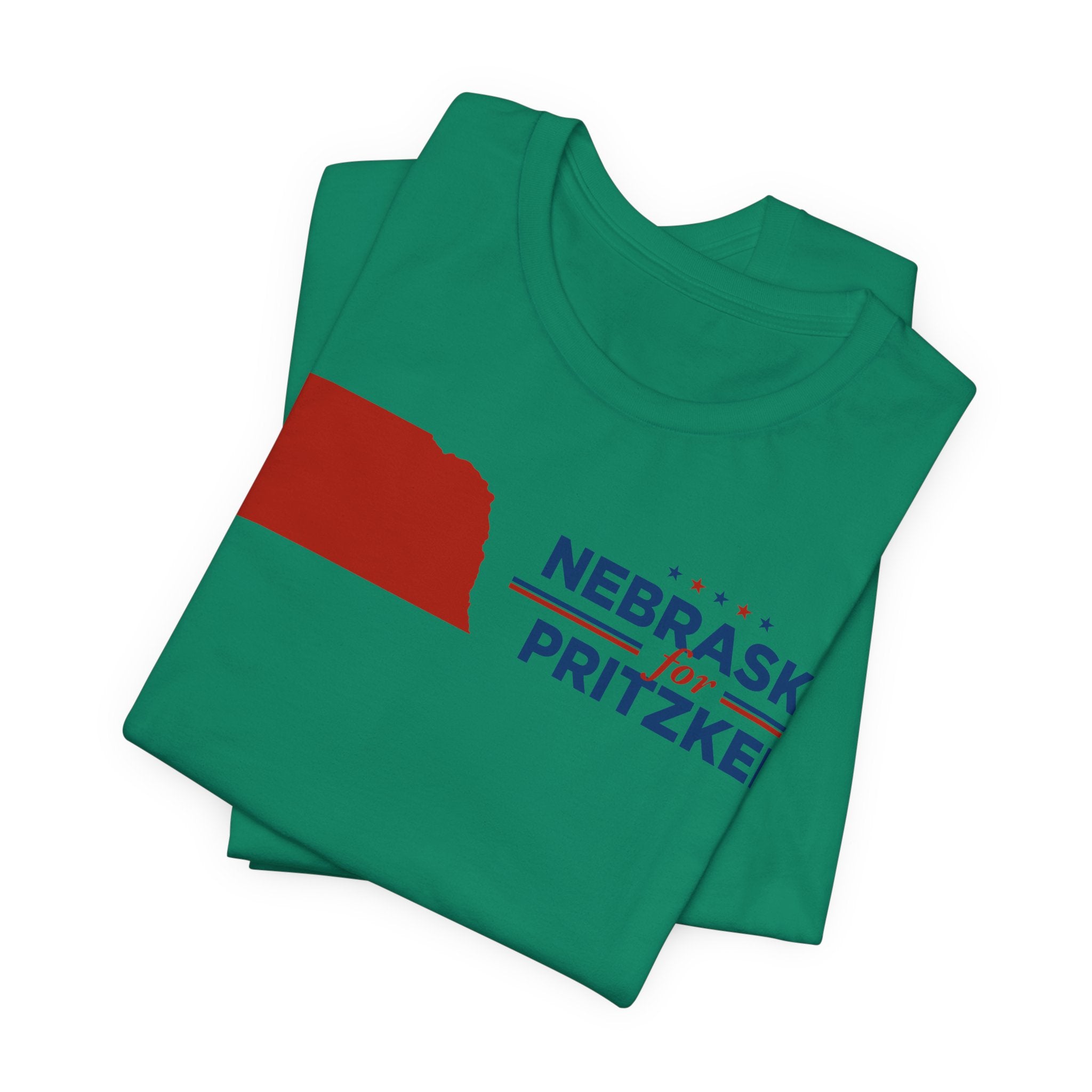 Nebraska for J.B. Pritzker for President Campaign T-Shirt 2028