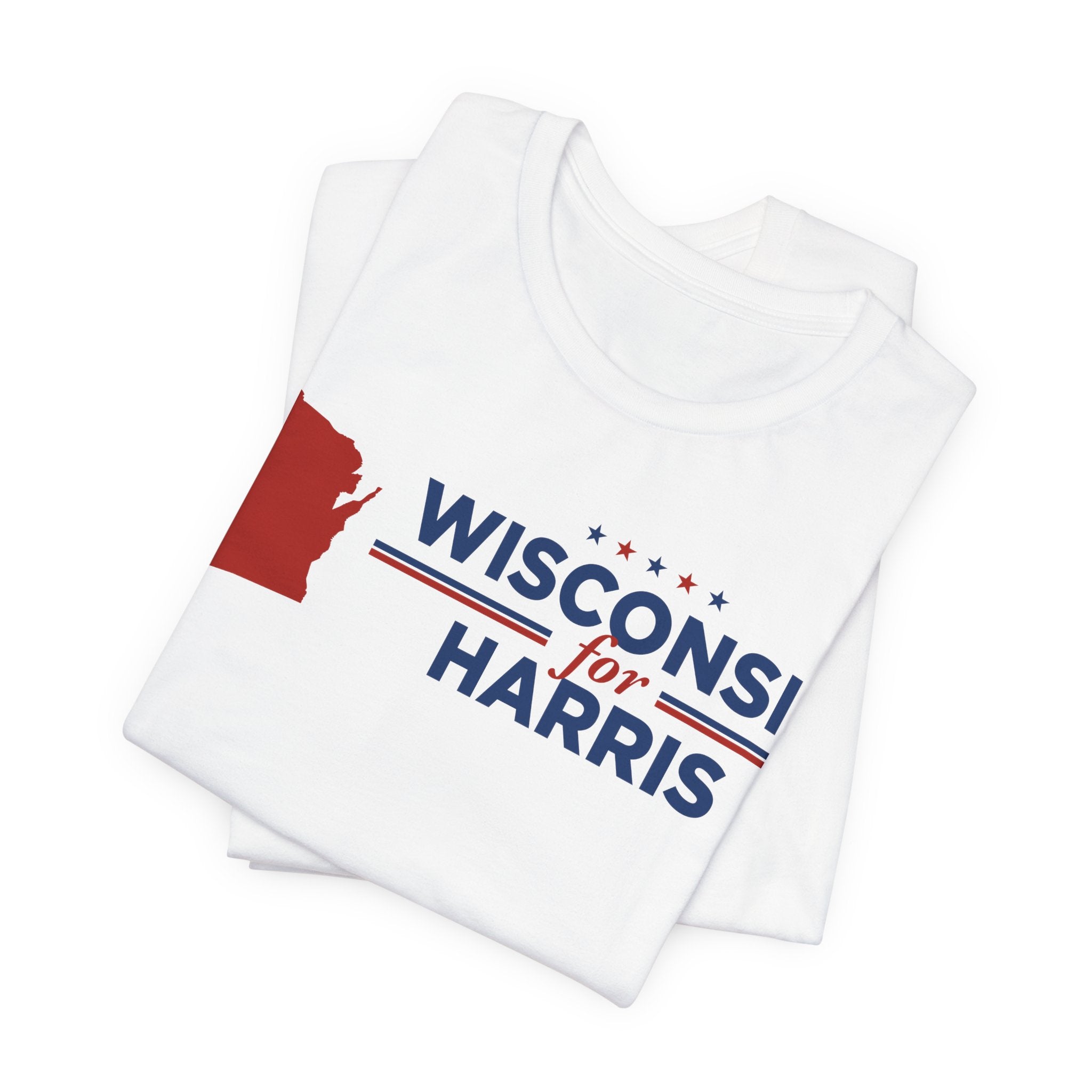 Wisconsin for Kamala Harris for President Campaign T-Shirt 2028