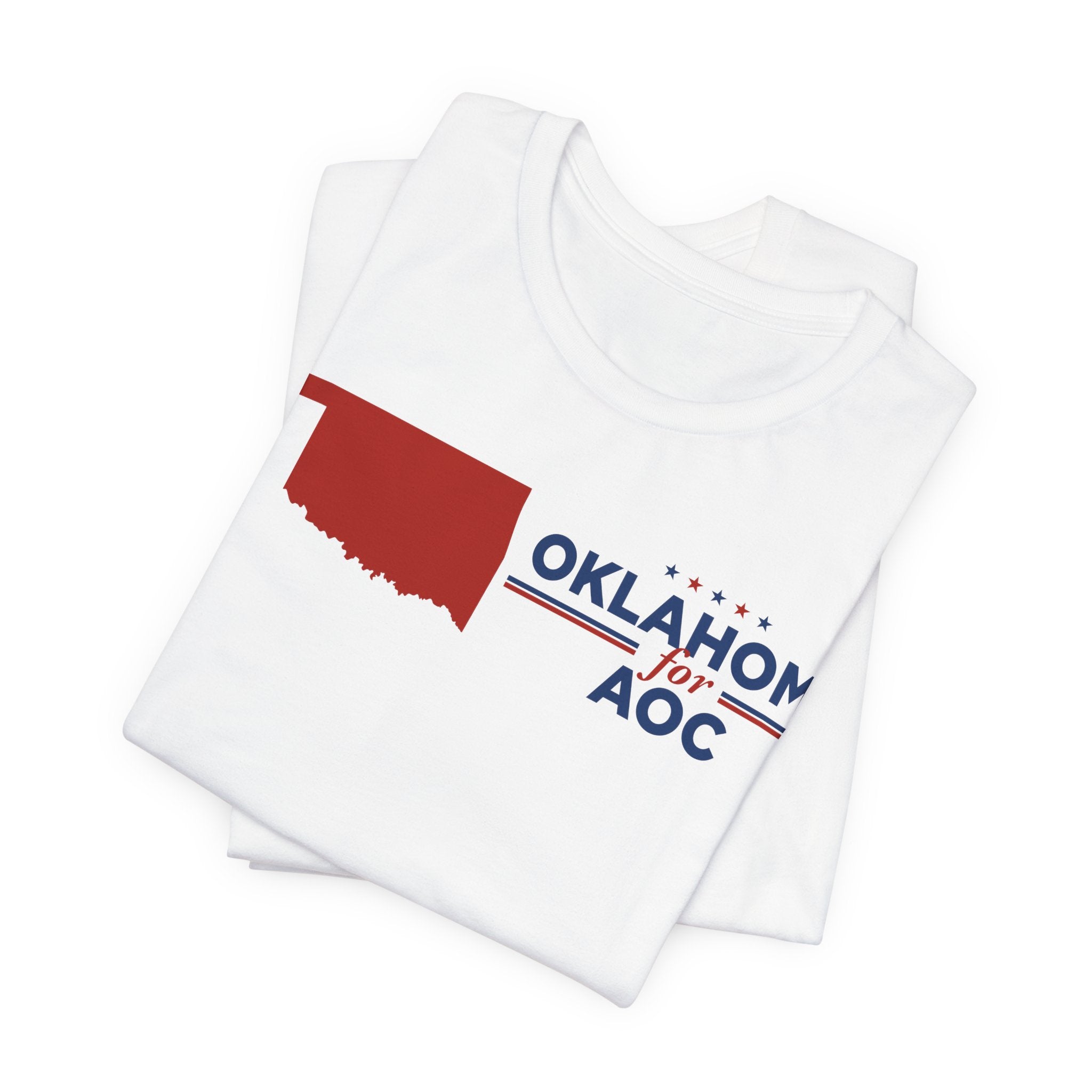 Oklahoma for AOC for President Campaign T-Shirt 2028