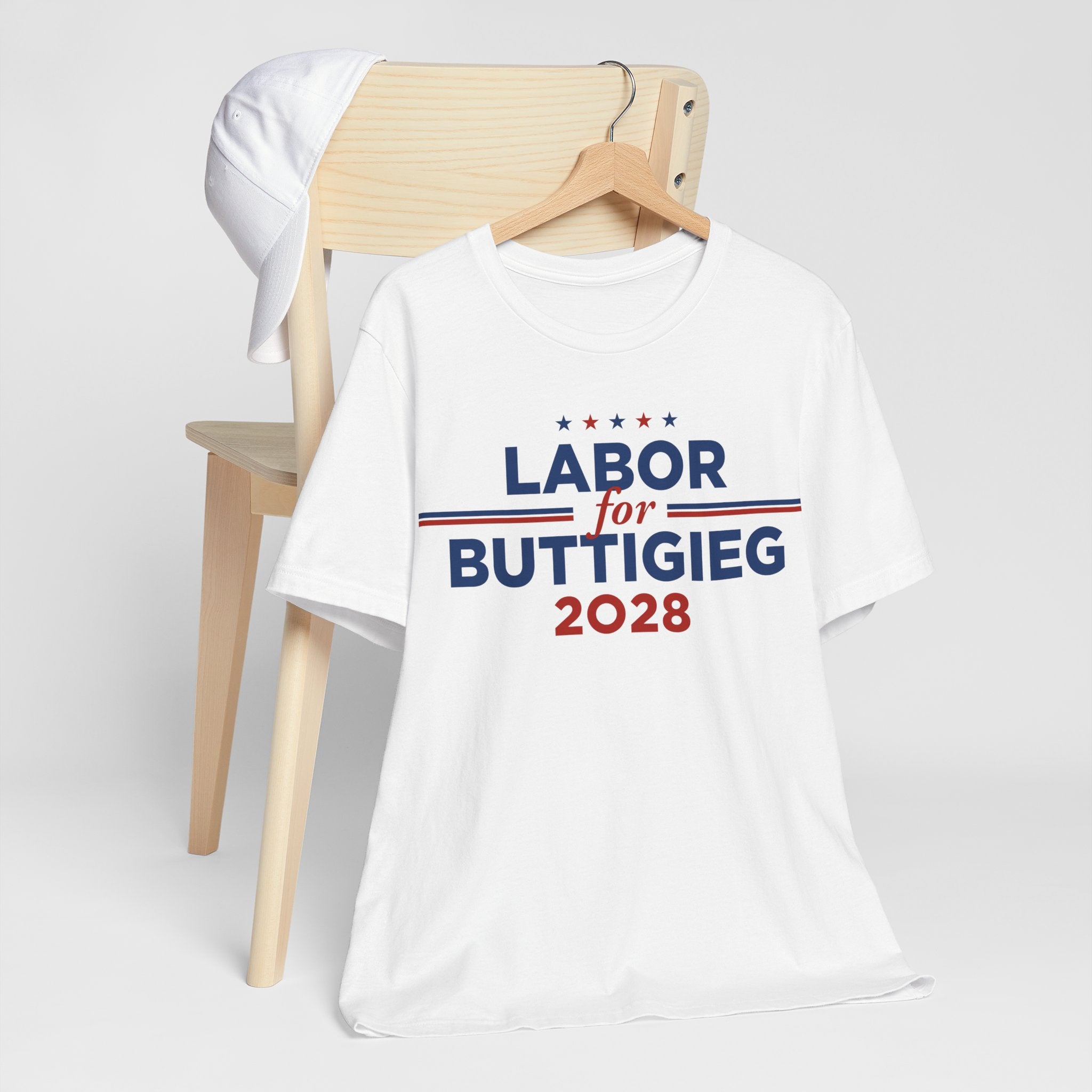 Labor for Pete Buttigieg for President Campaign T-Shirt 2028