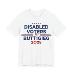 Disabled Voters for Pete Buttigieg for President Campaign T-Shirt 2028