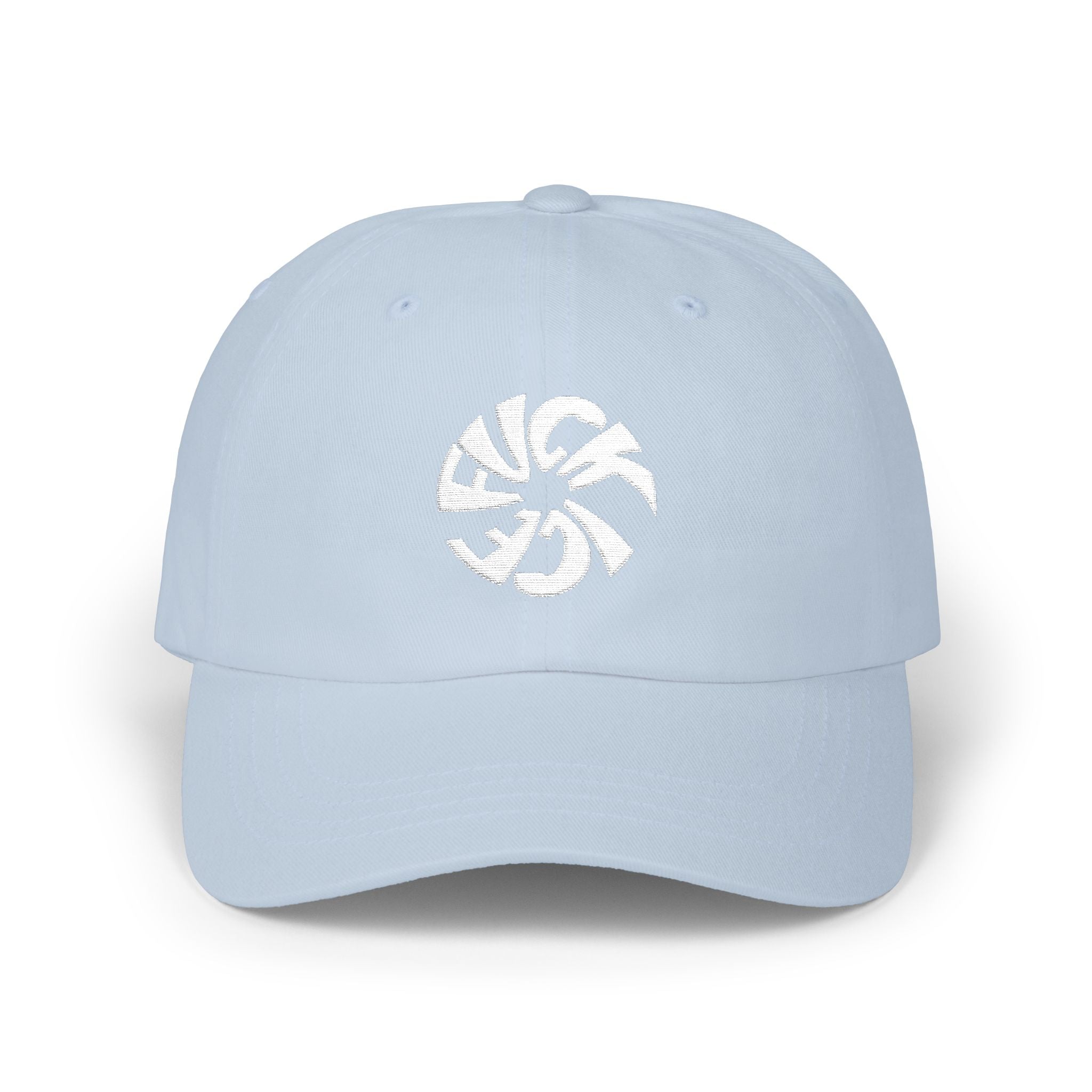 Dad Cap with FUCK ICE Spiral Logo - Minimal Casual Baseball Hat