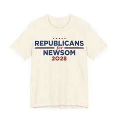 Republicans for Gavin Newsom Campaign T-Shirt for President 2028