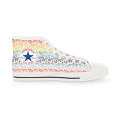 Progress Pride Paisley Prideverse Men's High Top Sneakers