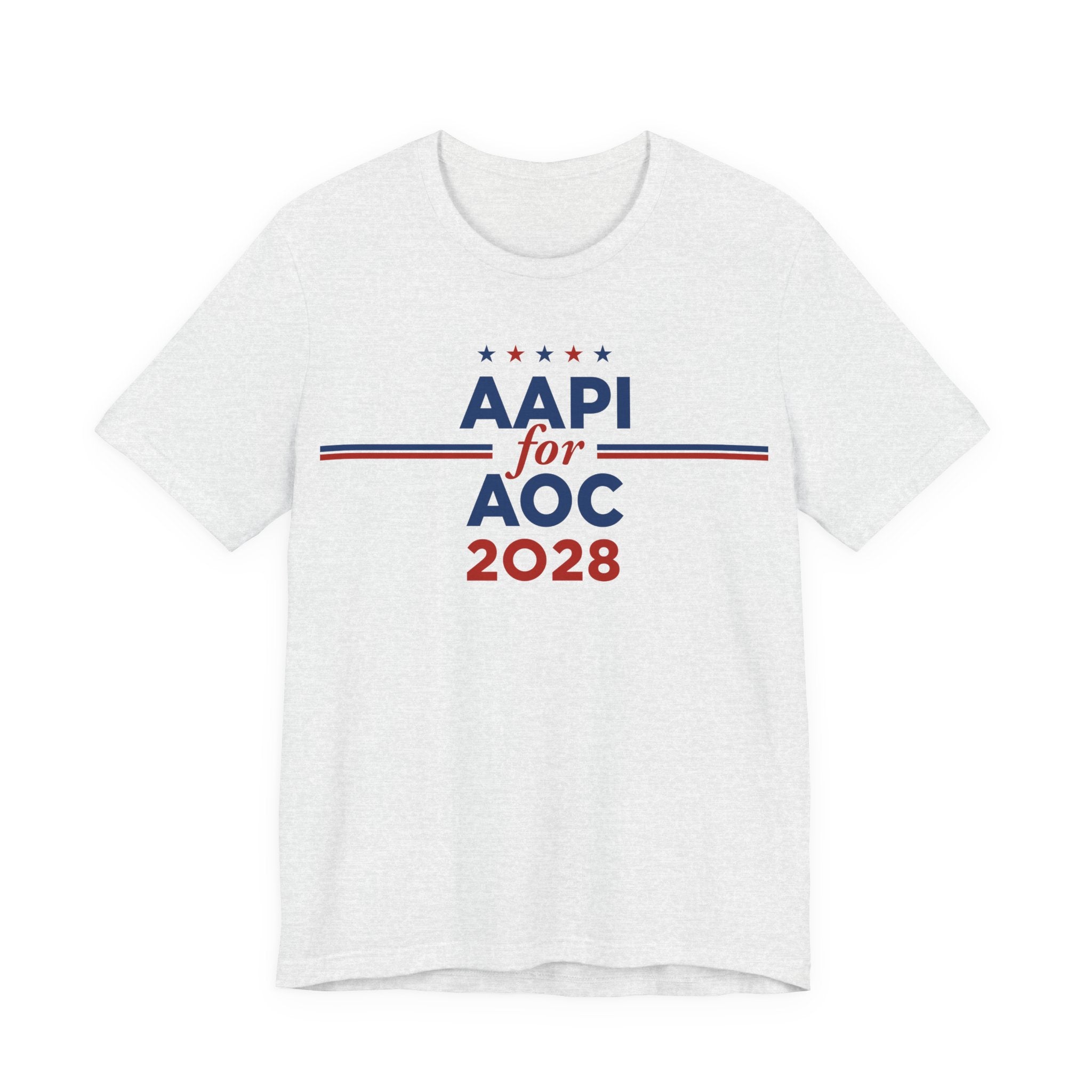 AAPI Asian American and Pacific Islander for AOC Campaign T-Shirt for President 2028