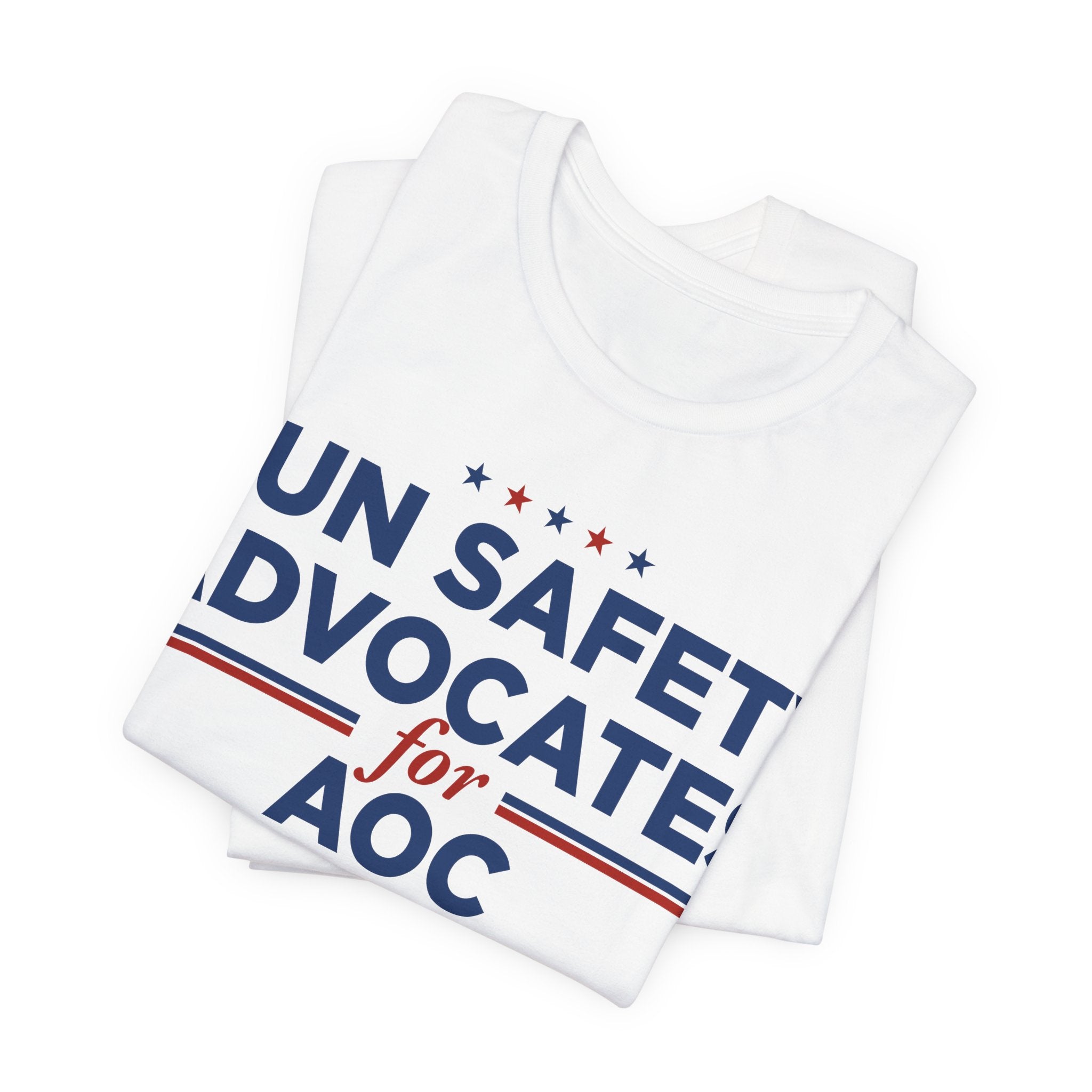 Gun Safety Advocates for AOC for President Campaign T-Shirt 2028