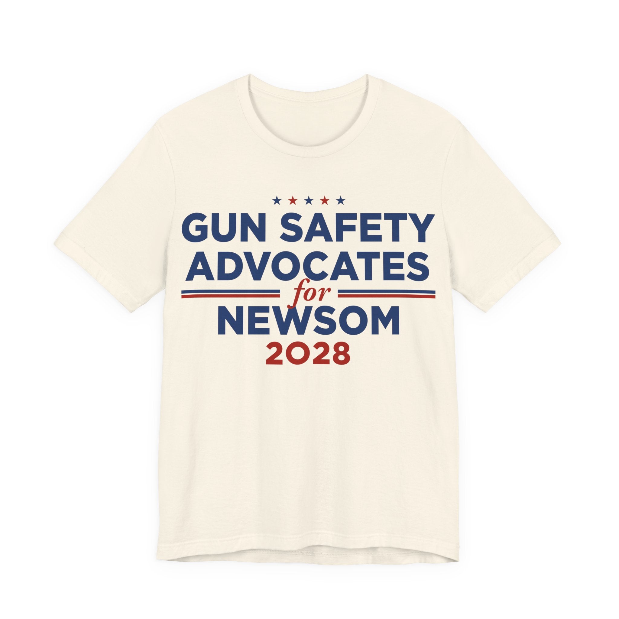 Gun Safety Advocates for Gavin Newsom for President Campaign T-Shirt 2028