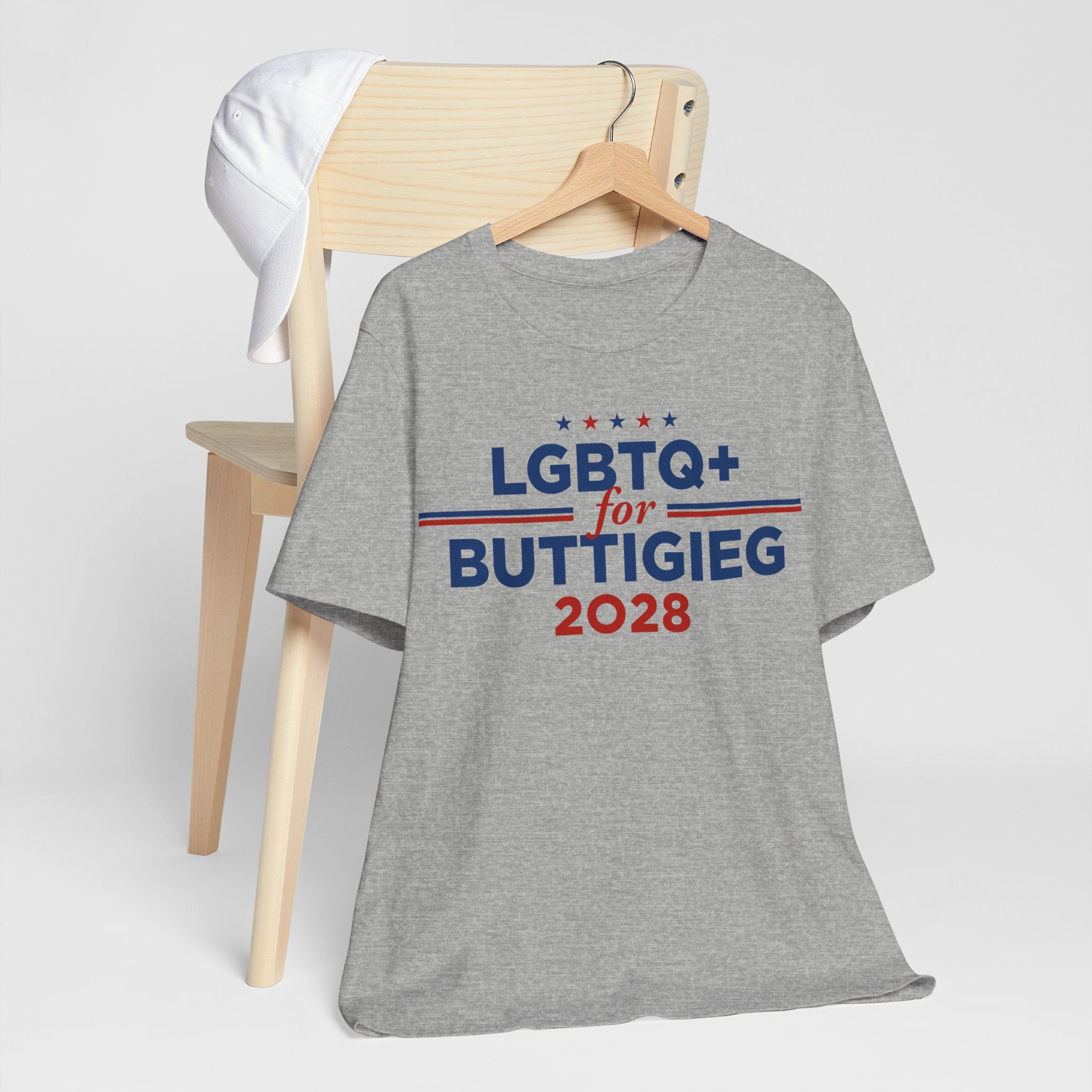 LGBTQ+ for Pete Buttigieg for President Campaign T-Shirt 2028