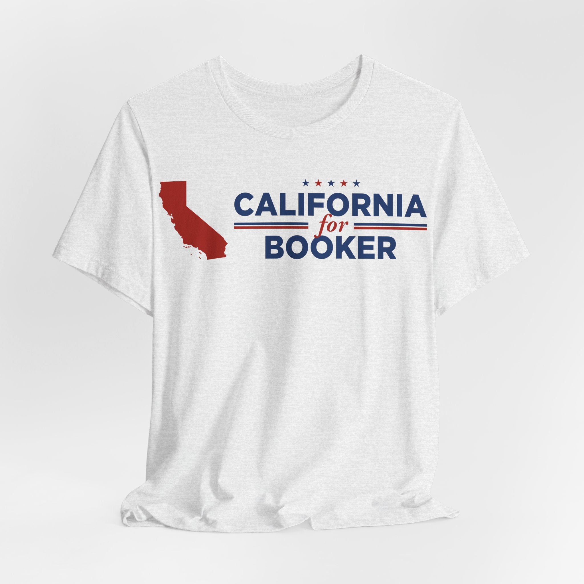 California for Cory Booker for President Campaign T-Shirt 2028