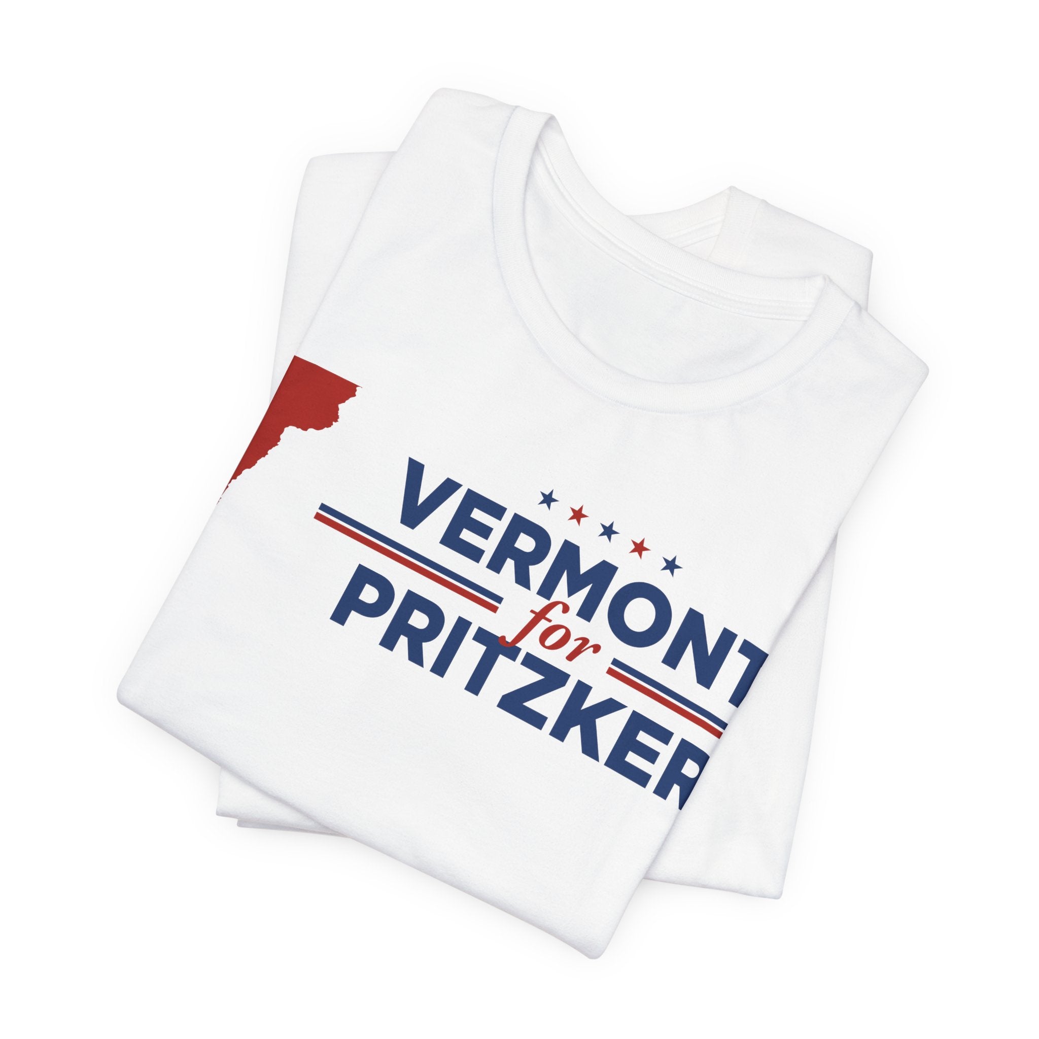 Vermont for J.B. Pritzker for President Campaign T-Shirt 2028