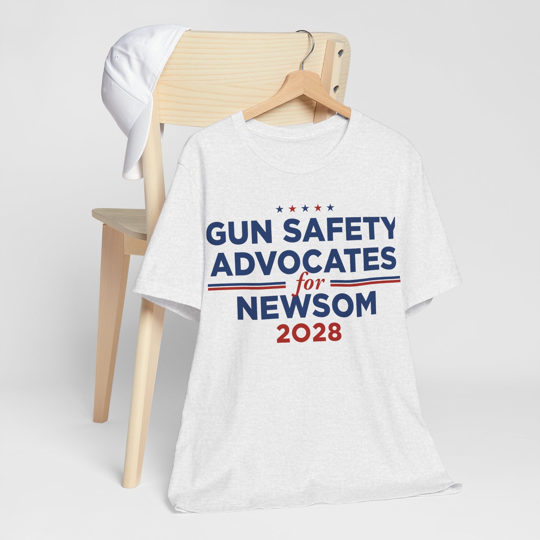 Gun Safety Advocates for Gavin Newsom for President Campaign T-Shirt 2028