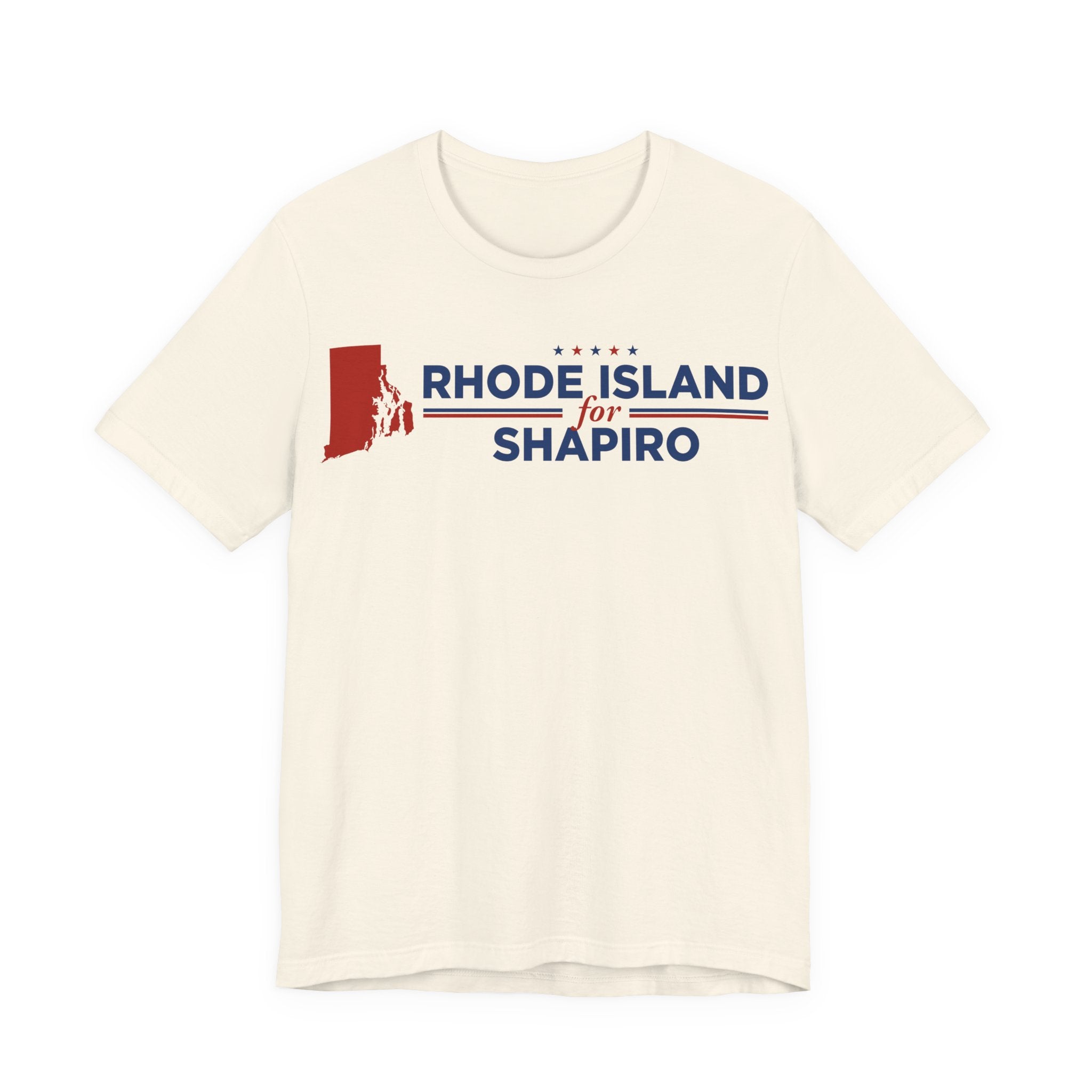 Rhode Island for Josh Shapiro for President Campaign T-Shirt 2028