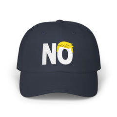 NO Embroidered Classic Dad Cap — Funny Anti-Trump Political Statement Baseball Cap