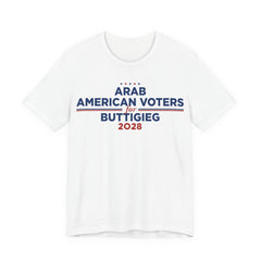 Arab American Voters for Pete Buttigieg for President Campaign T-Shirt 2028