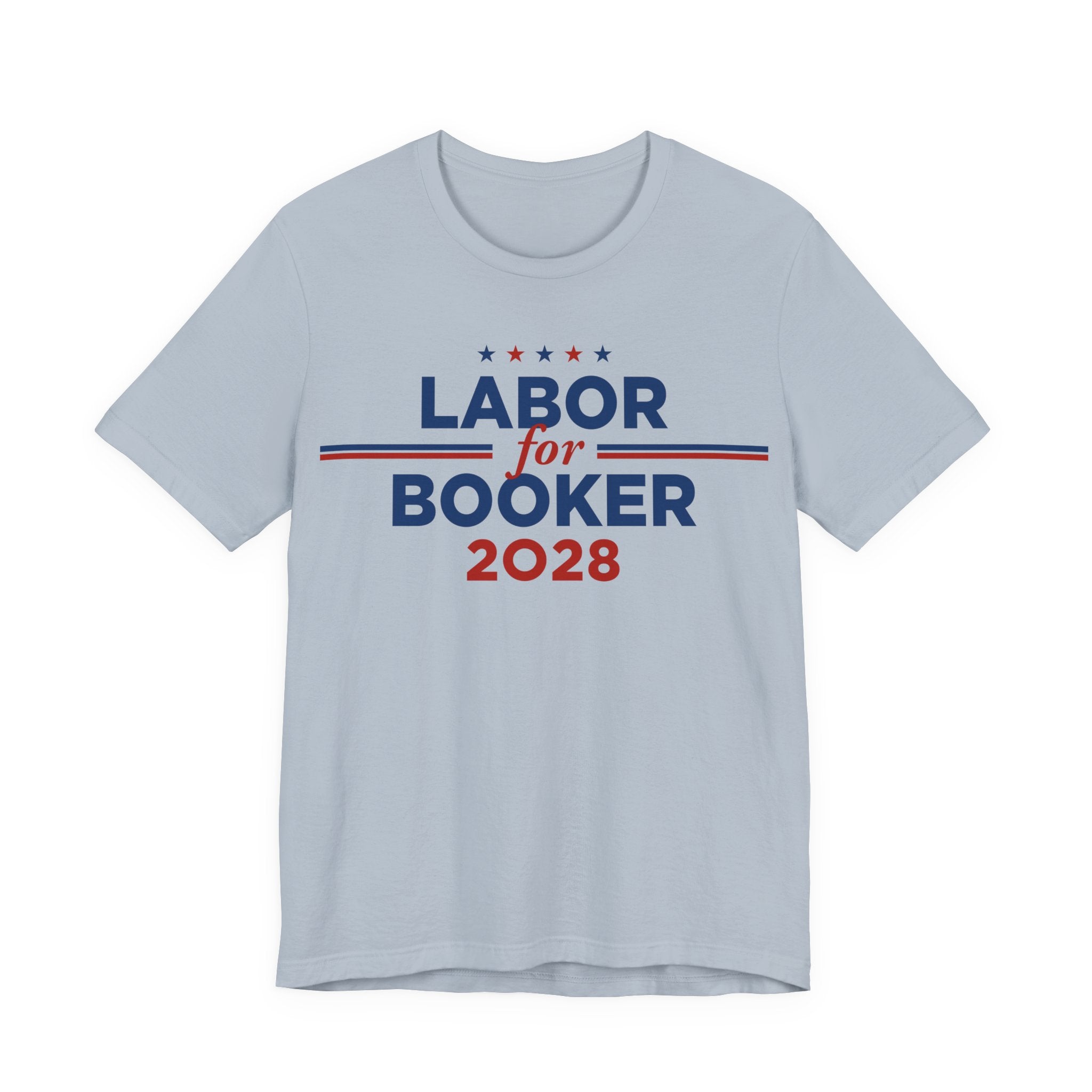 Labor for Cory Booker for President Campaign T-Shirt 2028