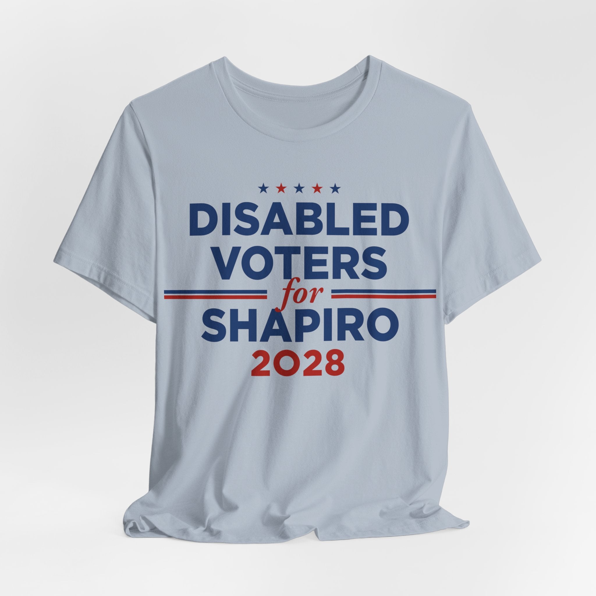 Disabled Voters for Josh Shapiro for President Campaign T-Shirt 2028