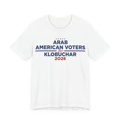 Arab American Voters for Amy Klobuchar for President Campaign T-Shirt 2028