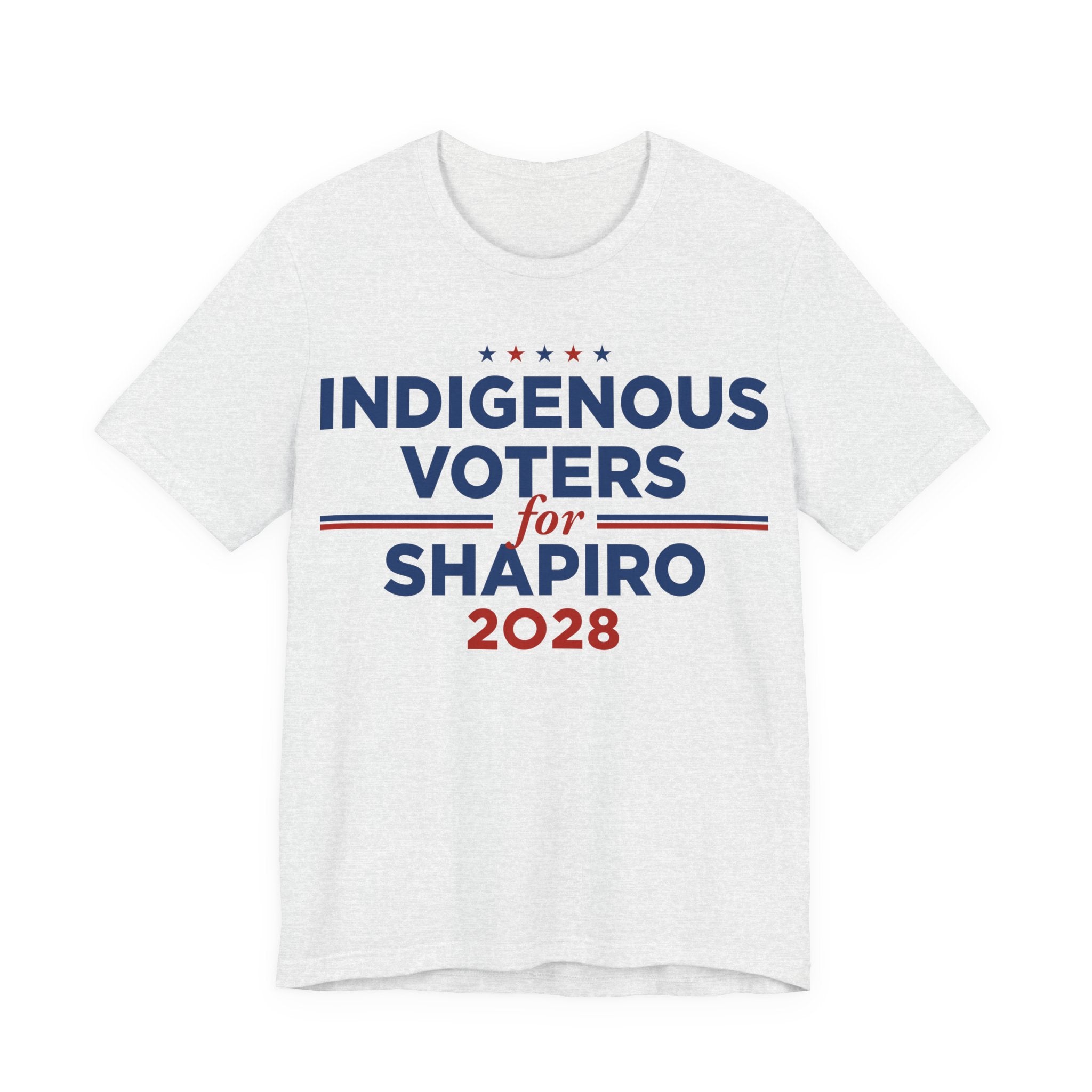 Indigenous Voters / Native Americans for Josh Shapiro for President Campaign T-Shirt 2028