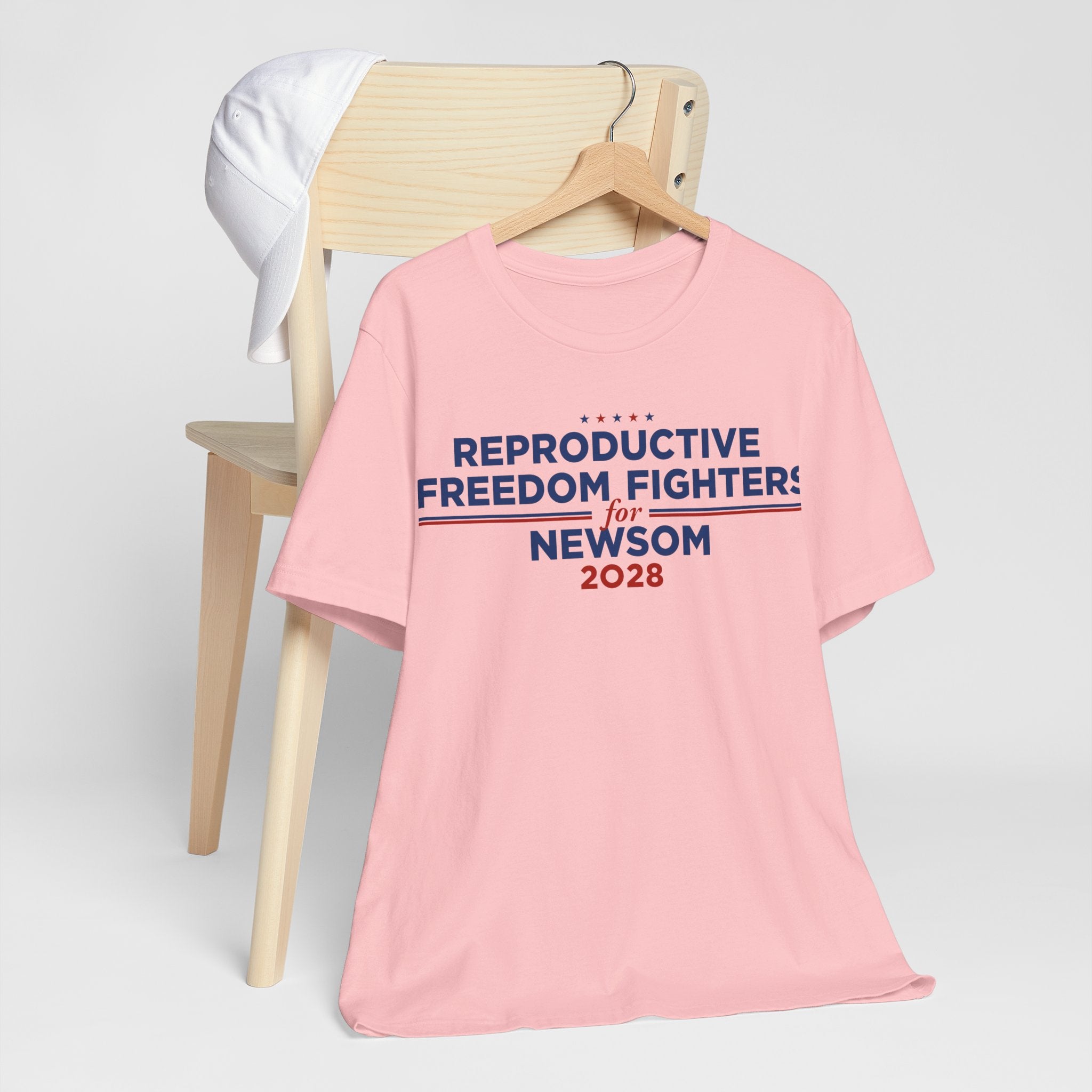 Reproductive Freedom Fighters for Gavin Newsom for President Campaign T-Shirt 2028