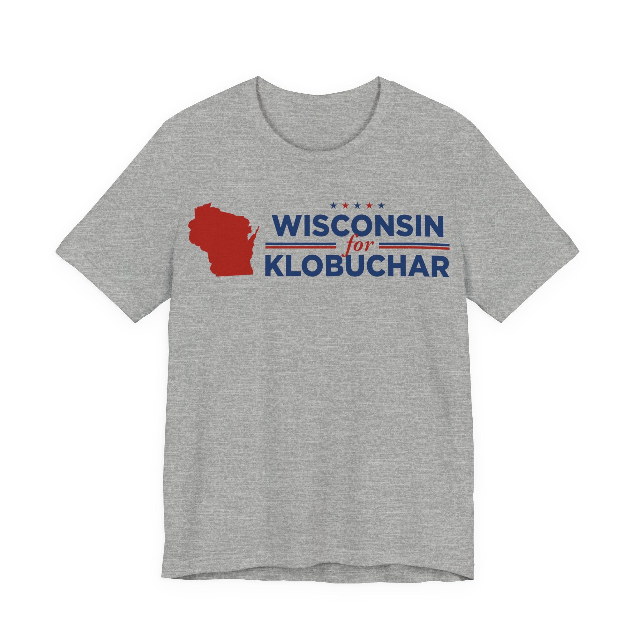 Wisconsin for Amy Klobuchar for President Campaign T-Shirt 2028