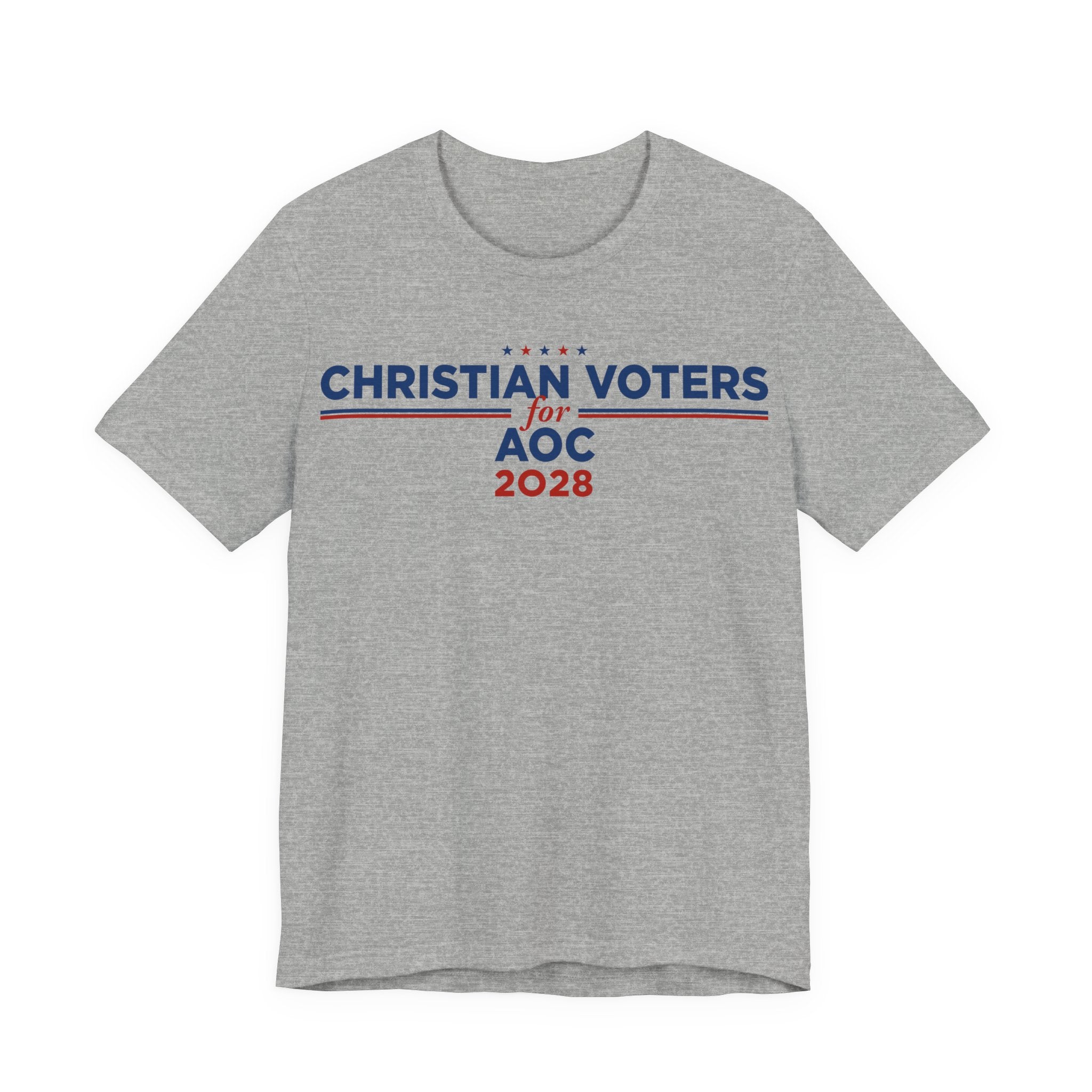 Christian Voters for AOC for President Campaign T-Shirt 2028