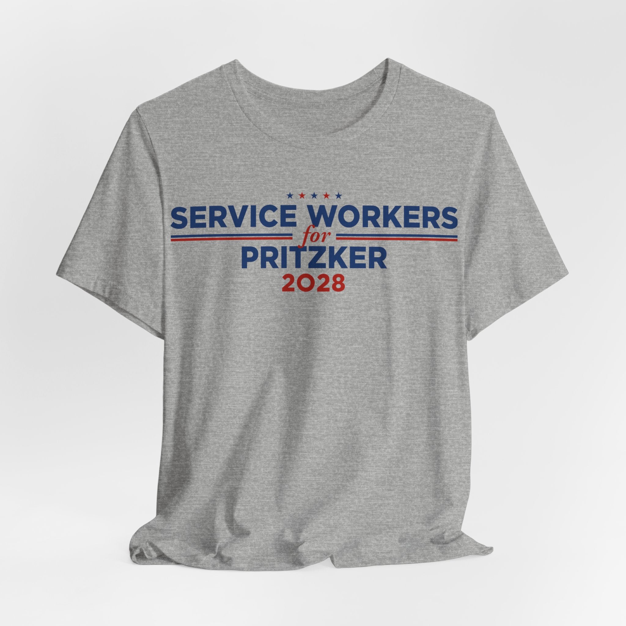Service Workers for J.B. Pritzker for President Campaign T-Shirt 2028