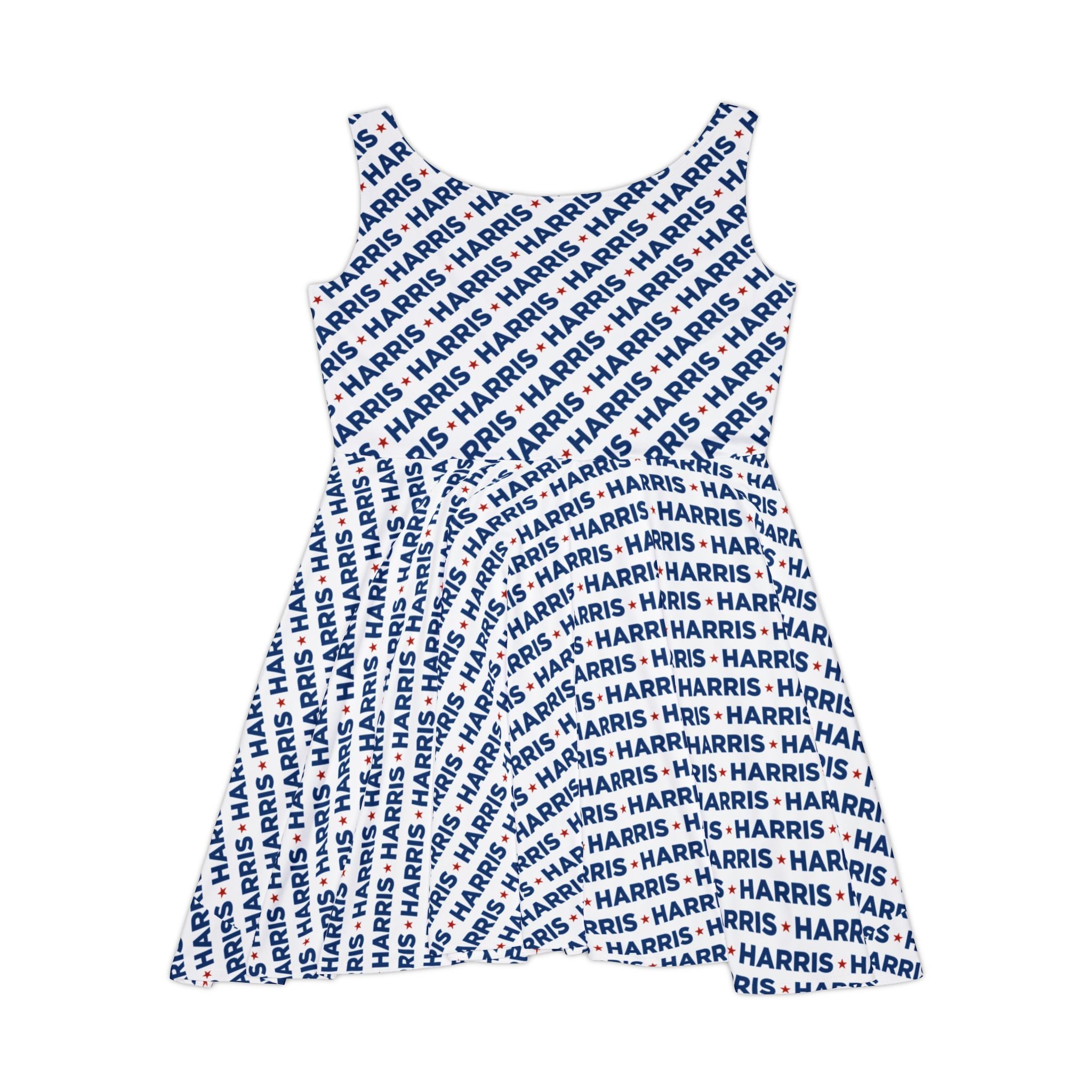 Kamala Harris Skater Dress – Political Graphic Sleeveless Dress for Progressive Style