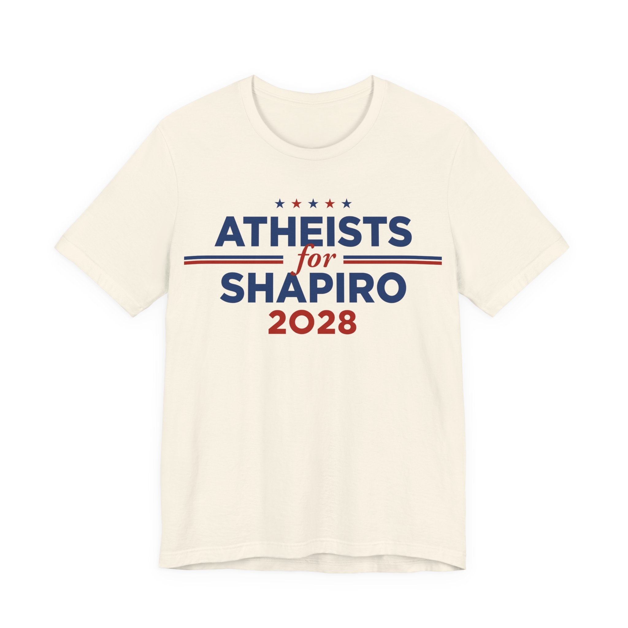Atheists for Josh Shapiro for President Campaign T-Shirt 2028