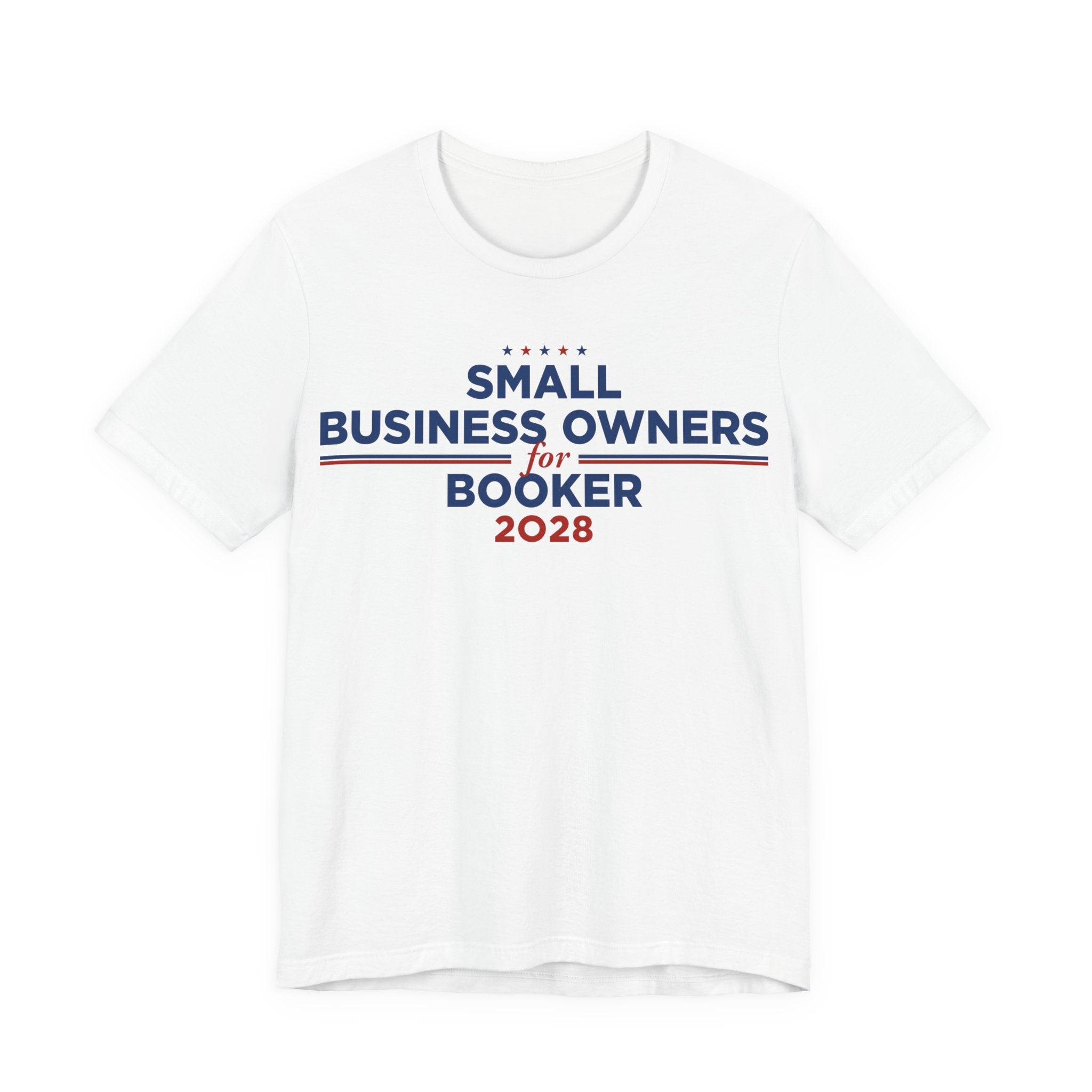 Small Business Owners for Cory Booker for President Campaign T-Shirt 2028