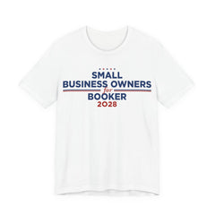 Small Business Owners for Cory Booker for President Campaign T-Shirt 2028