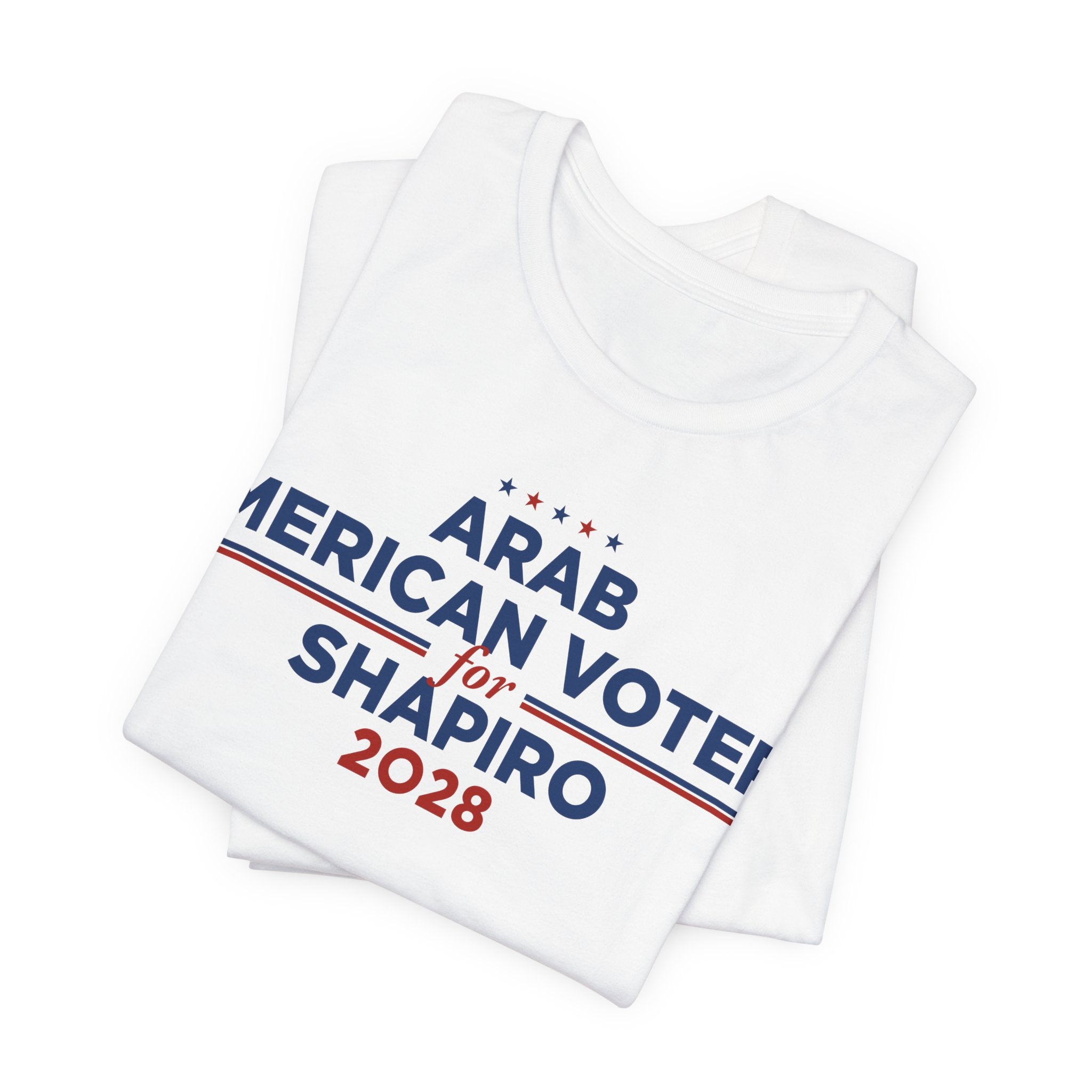 Arab American Voters for Josh Shapiro for President Campaign T-Shirt 2028