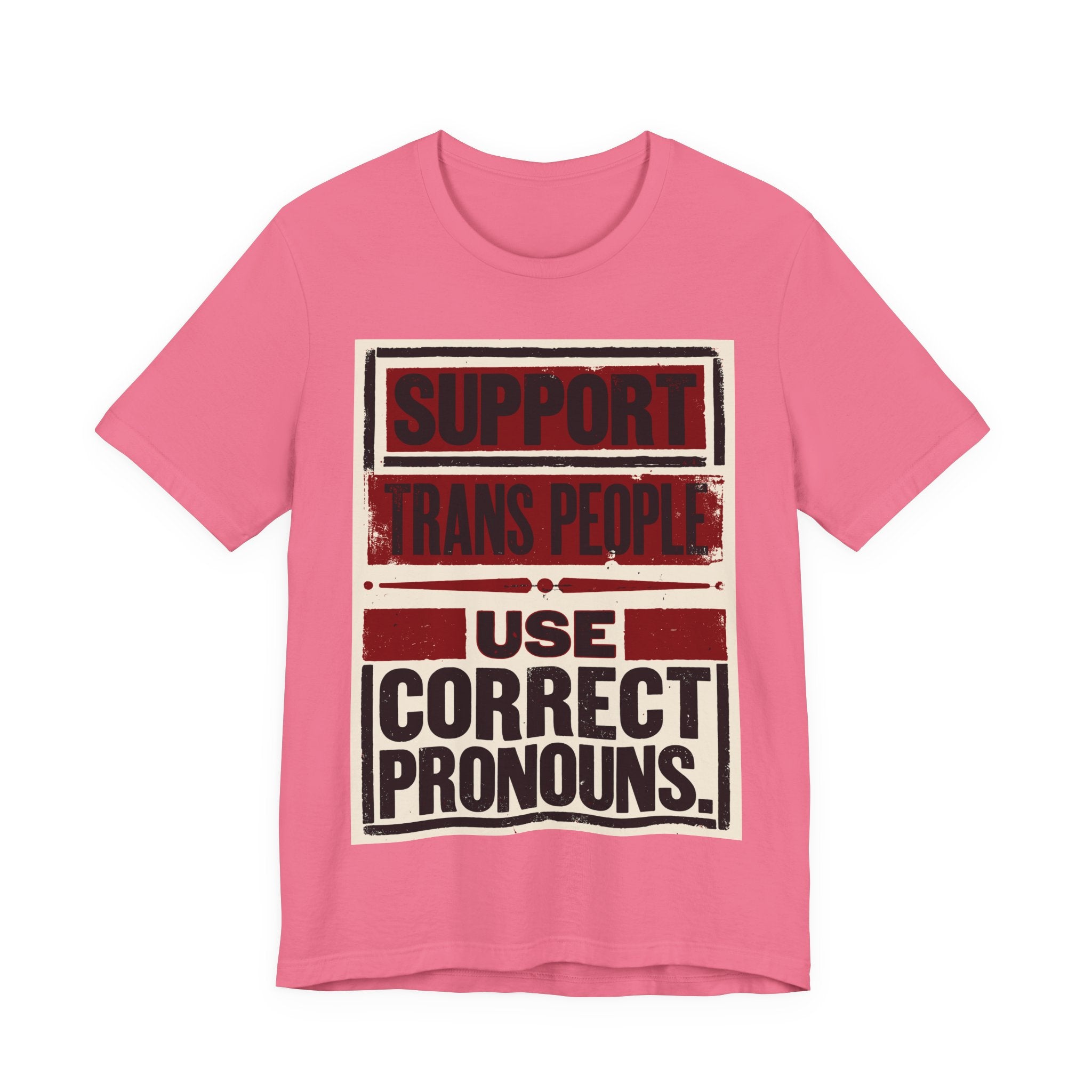 Support Trans People, Use Correct Pronouns T-Shirt