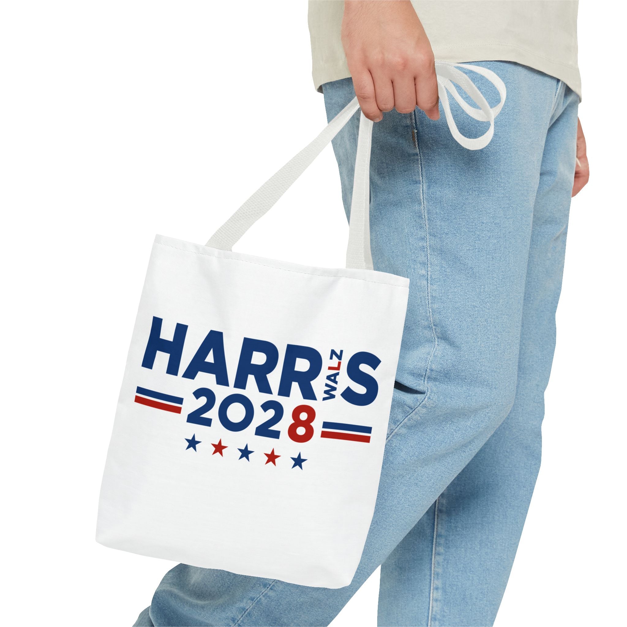Kamala Harris Tim Walz 2028 Campaign Tote Bag – Political Election Support Grocery/Everyday Tote