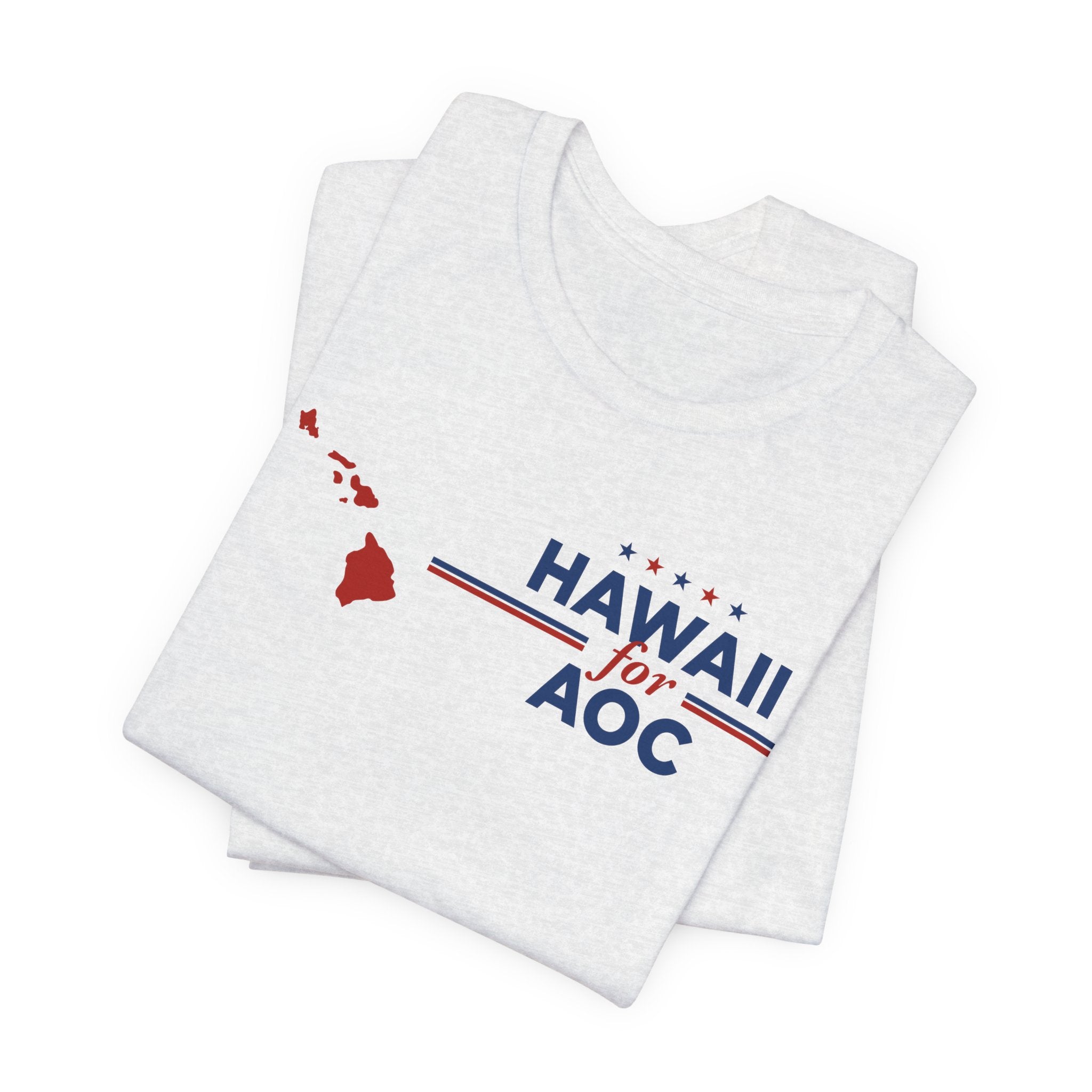 Hawaii for AOC for President Campaign T-Shirt 2028
