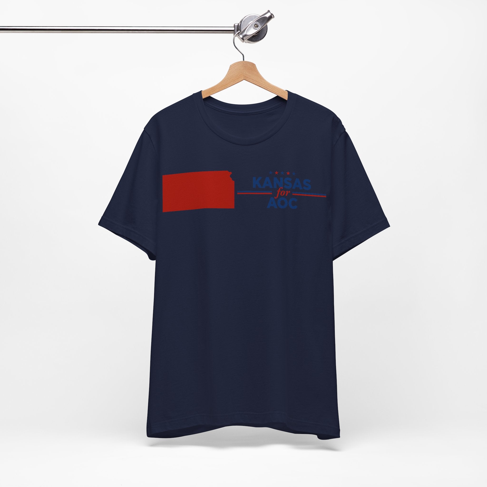Kansas for AOC for President Campaign T-Shirt 2028